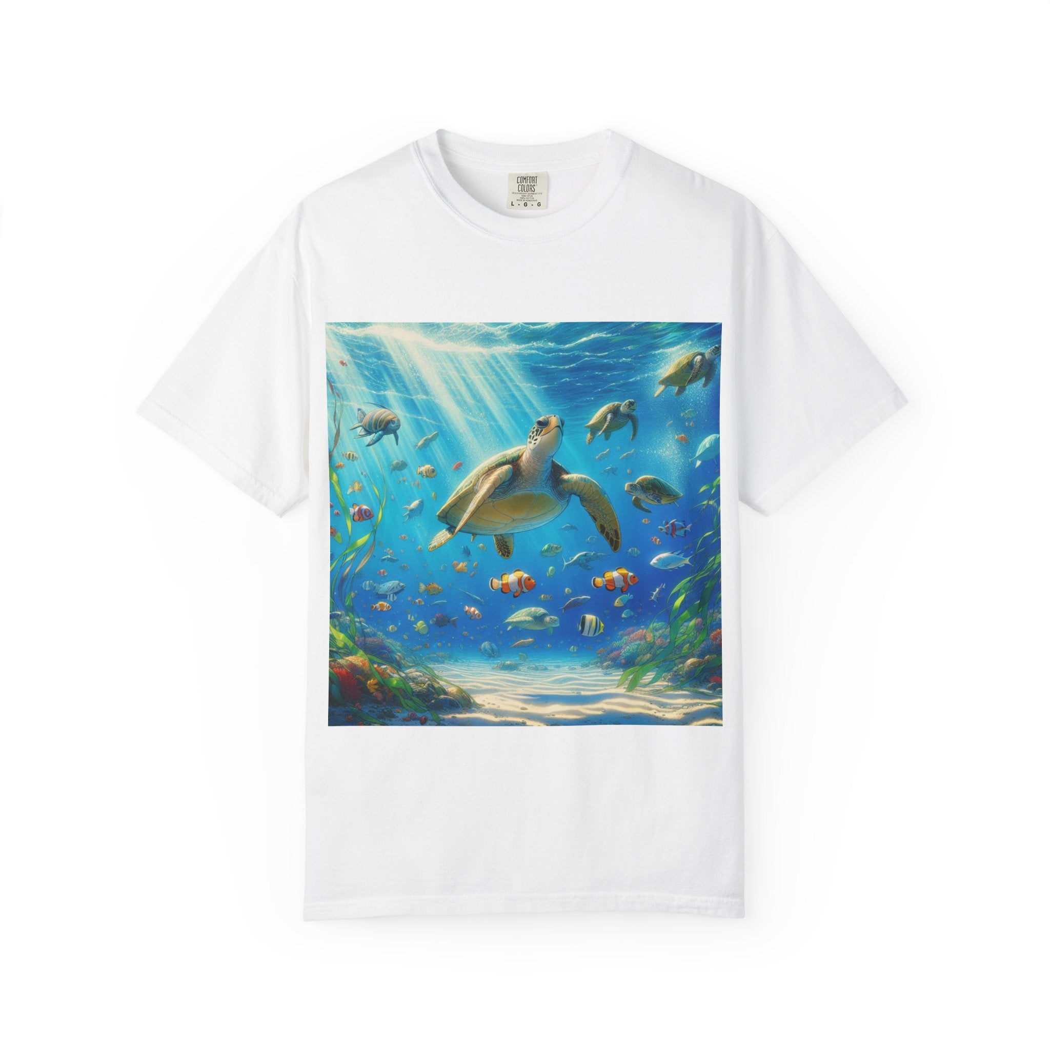 Ocean Life T-Shirt, Beach Vibes, Marine Wildlife Tee, Perfect Gift for Sea Lovers, Summer Wear, Nature Inspired Apparel