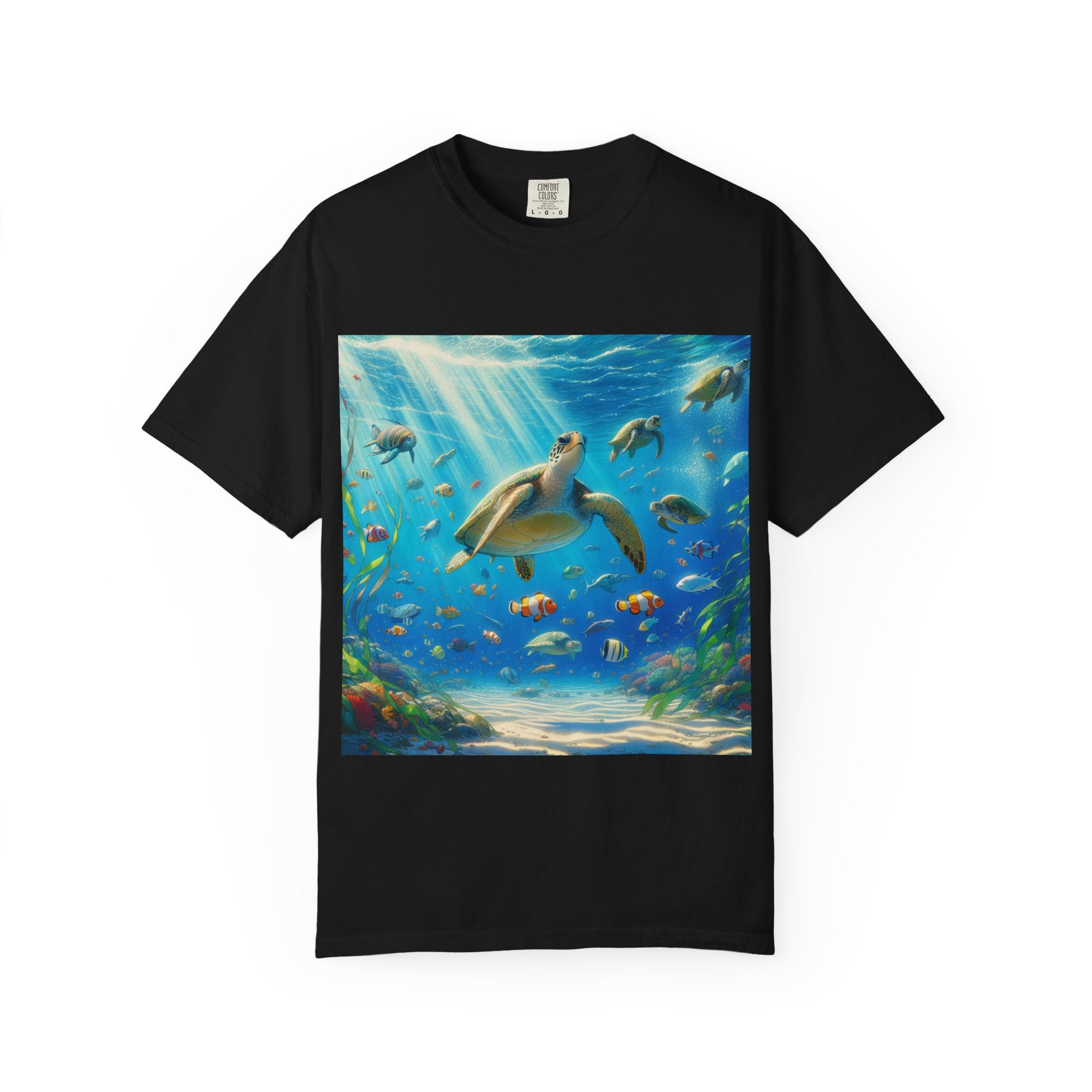Ocean Life T-Shirt, Beach Vibes, Marine Wildlife Tee, Perfect Gift for Sea Lovers, Summer Wear, Nature Inspired Apparel