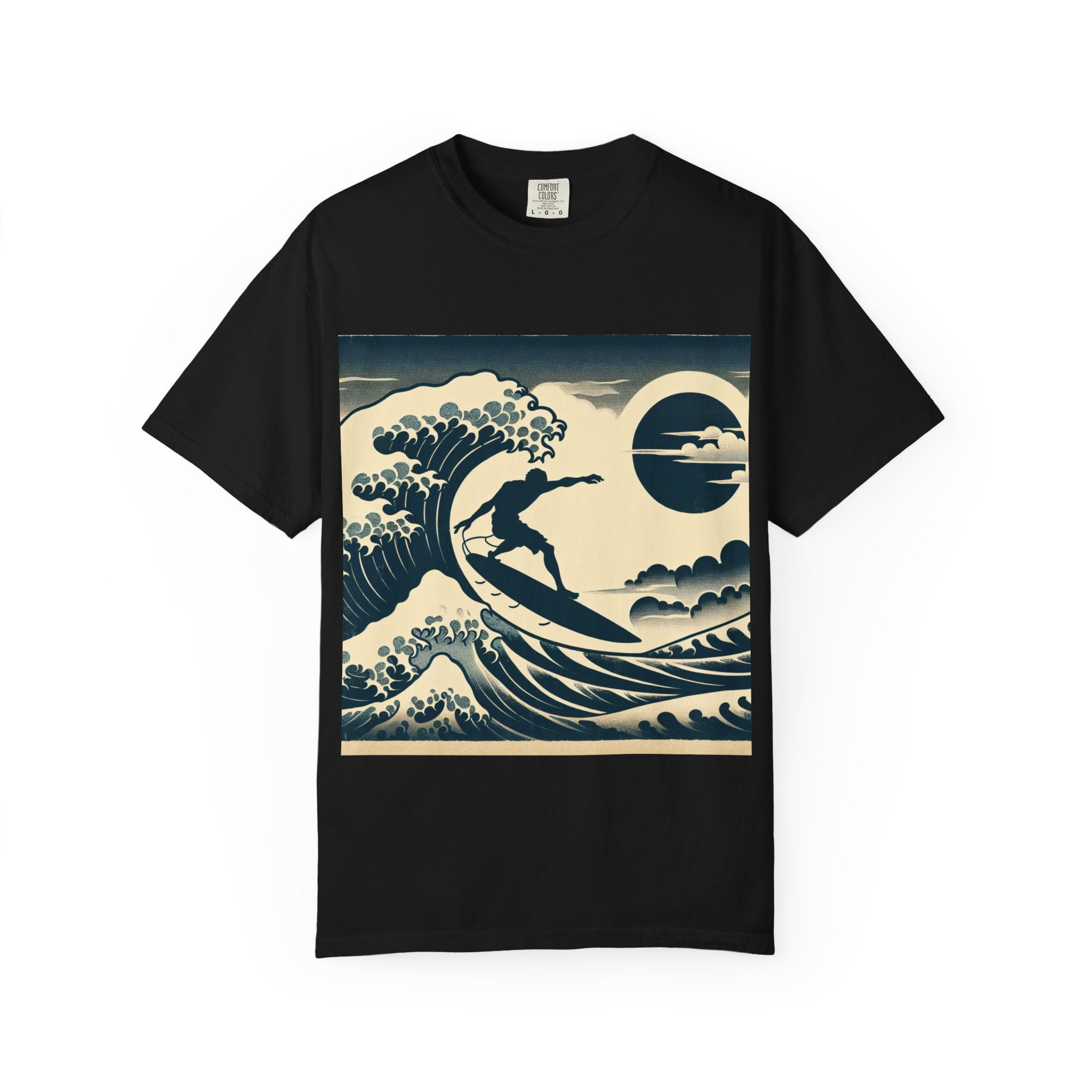 Ocean Wave Surfing T-Shirt, Casual Beach Wear, Summer Vibe Tee, Unisex Graphic Tee, Perfect Gift for Surfers