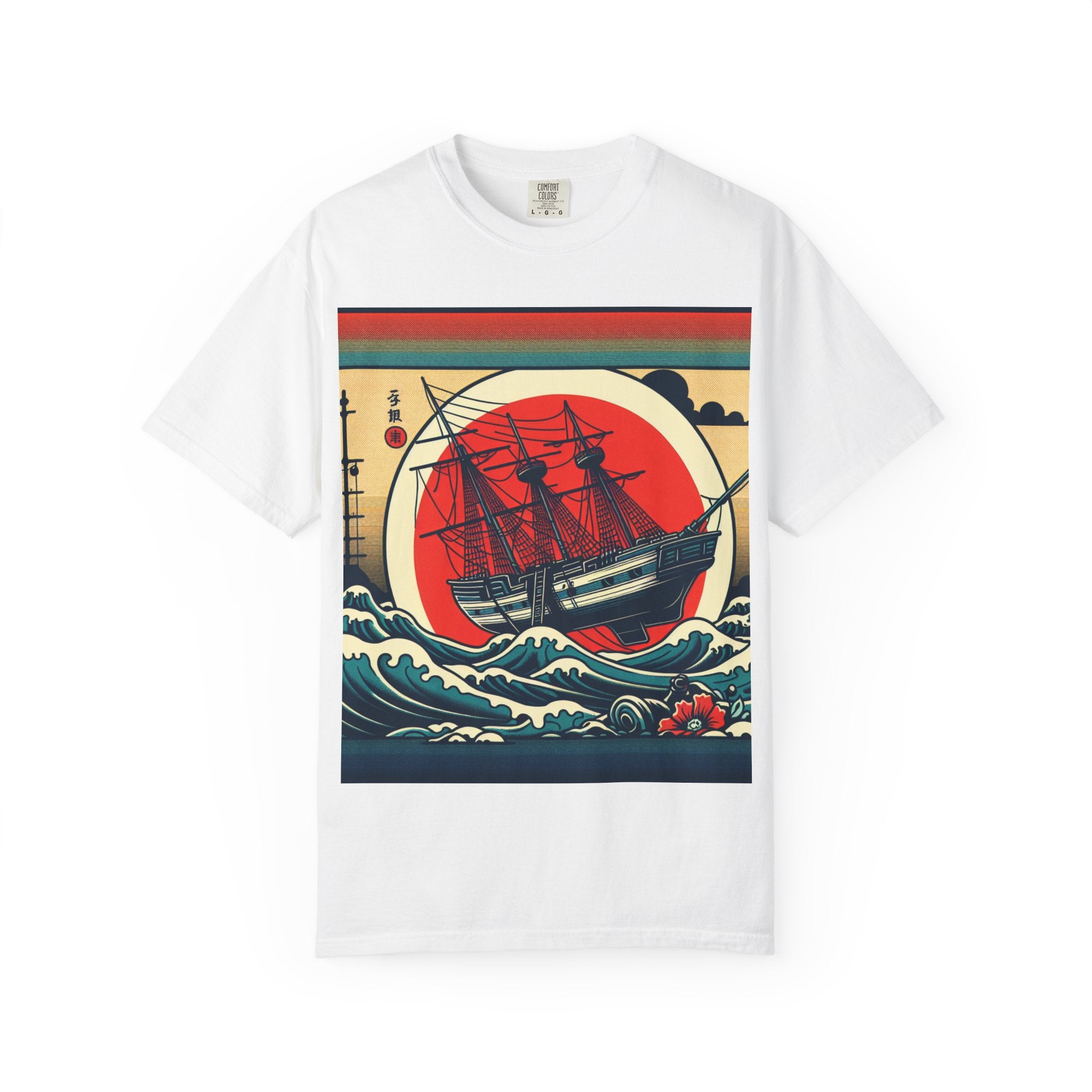 Nautical Graphic Tee, Vintage Sailboat T-Shirt, Unisex Cool Shirt, Ocean Lover Apparel, Beach Vibes Clothing