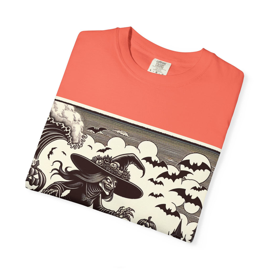 Halloween Witch T-Shirt, Unisex Fashion Tee, Spooky Halloween Apparel, Gift for Witch Lovers, Autumn Casual Wear