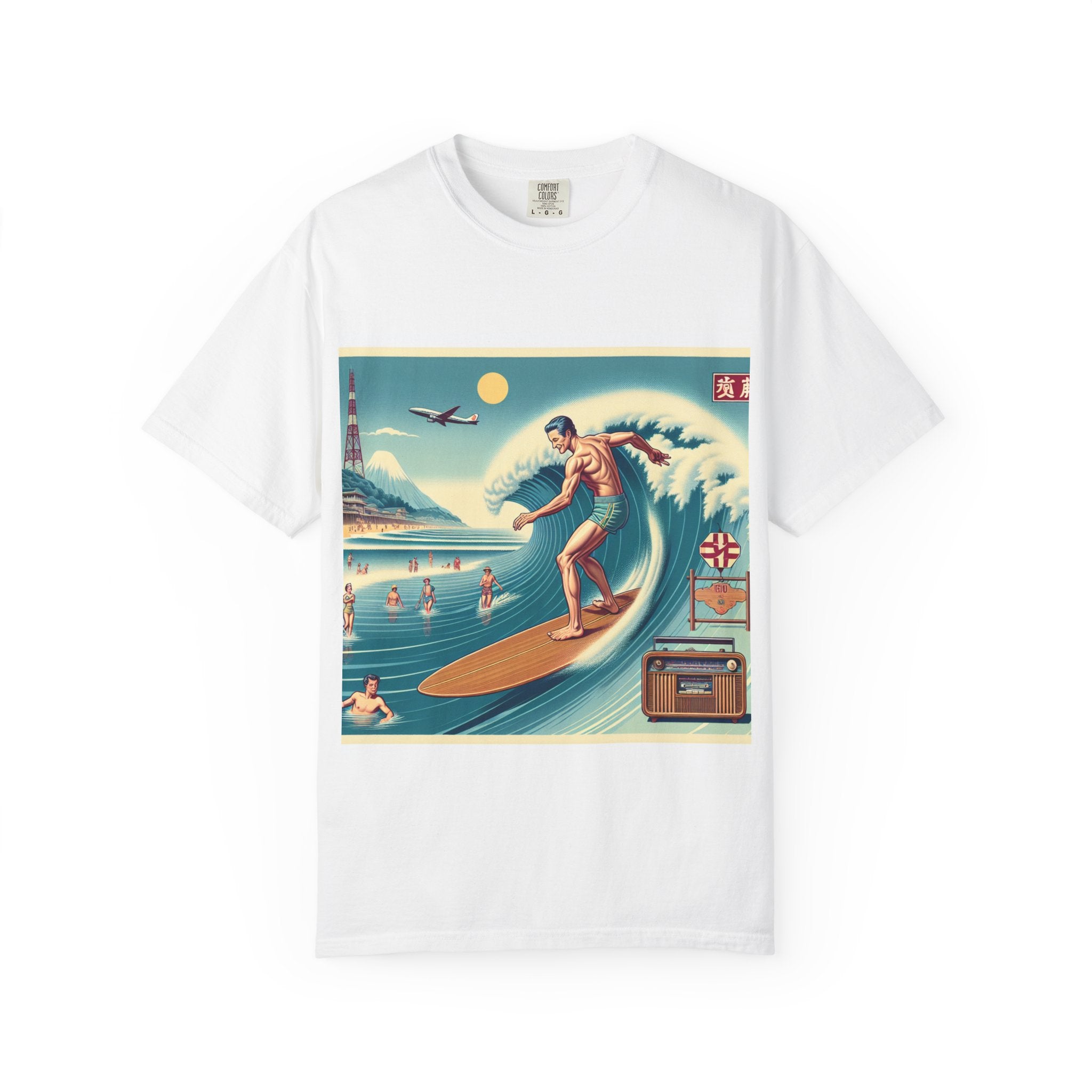 Surf Vibes Unisex T-Shirt | Ocean Lover Gift, Beachwear, Summer Tee, Vacation Apparel, Surfing Enthusiast Shirt