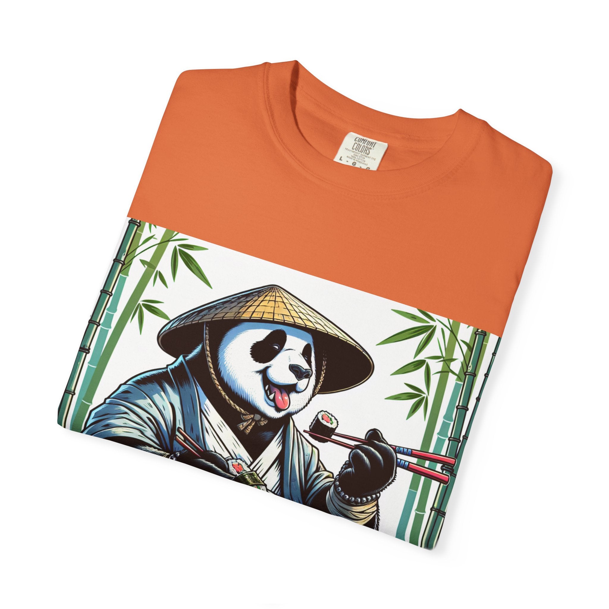 Panda Sushi Unisex T-shirt | Cute Animal Tee for Food Lovers, Gifts for Her/Him, Nature Lovers, Casual Wear, Gift for Special Occasions