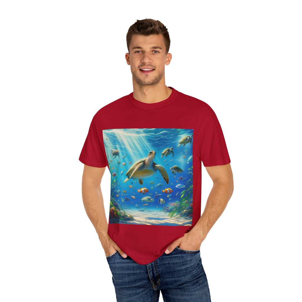 Ocean Life T-Shirt, Beach Vibes, Marine Wildlife Tee, Perfect Gift for Sea Lovers, Summer Wear, Nature Inspired Apparel