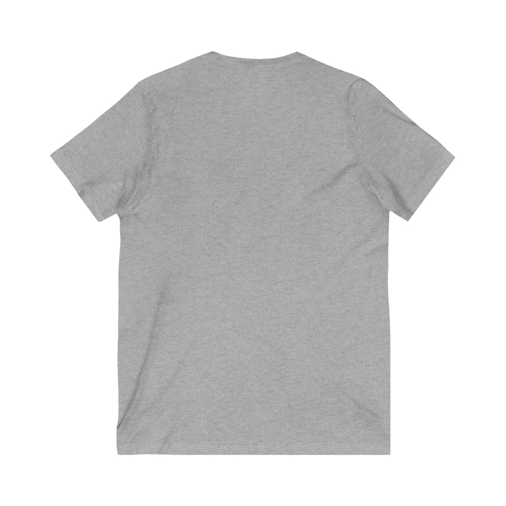 Surfer Vibes Unisex V-Neck Tee, Beach Style Top, Summer Apparel, Gift for Surfers, Casual Wear, Travel Tee