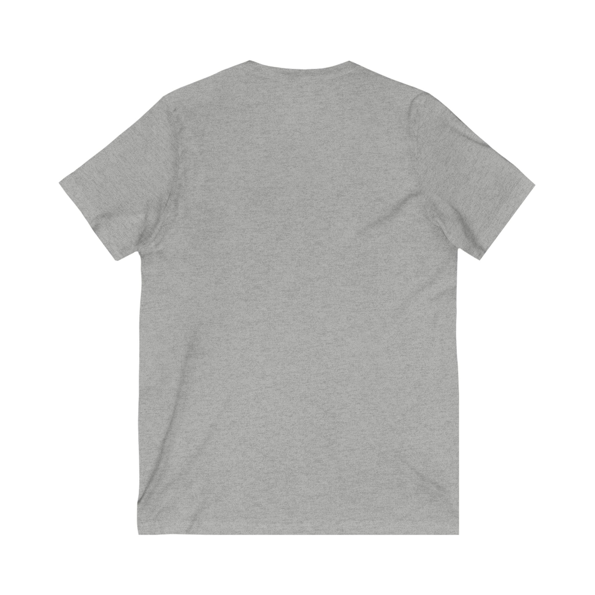 Surfer Vibes Unisex V-Neck Tee, Beach Style Top, Summer Apparel, Gift for Surfers, Casual Wear, Travel Tee