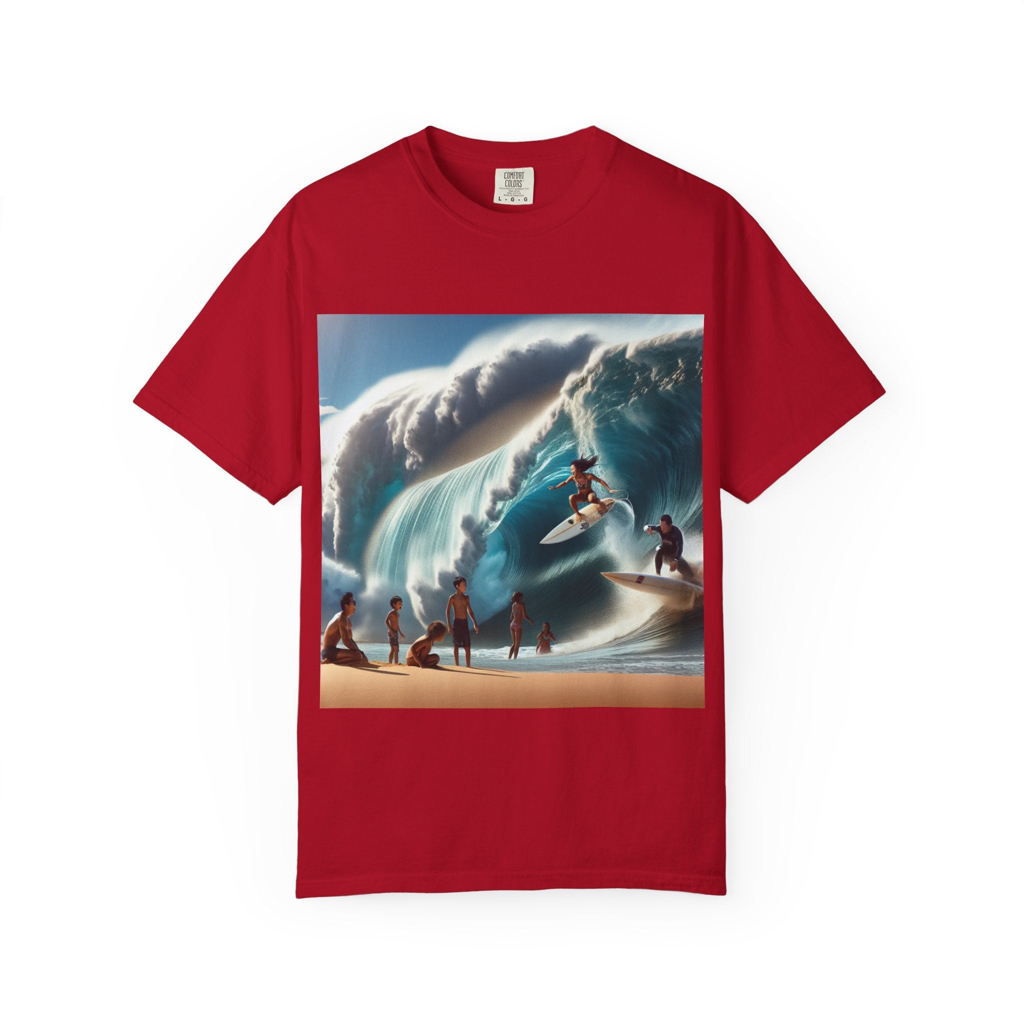 Wave Rider Surf T-Shirt | Unisex Beachwear, Casual Summer Gift, Surfing Apparel, Beach Party Shirt, Ocean Lover Tee