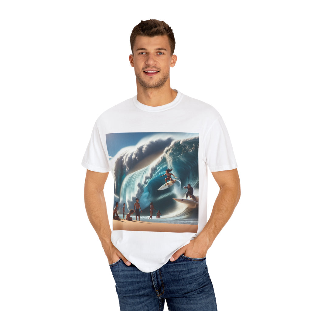 Wave Rider Surf T-Shirt | Unisex Beachwear, Casual Summer Gift, Surfing Apparel, Beach Party Shirt, Ocean Lover Tee