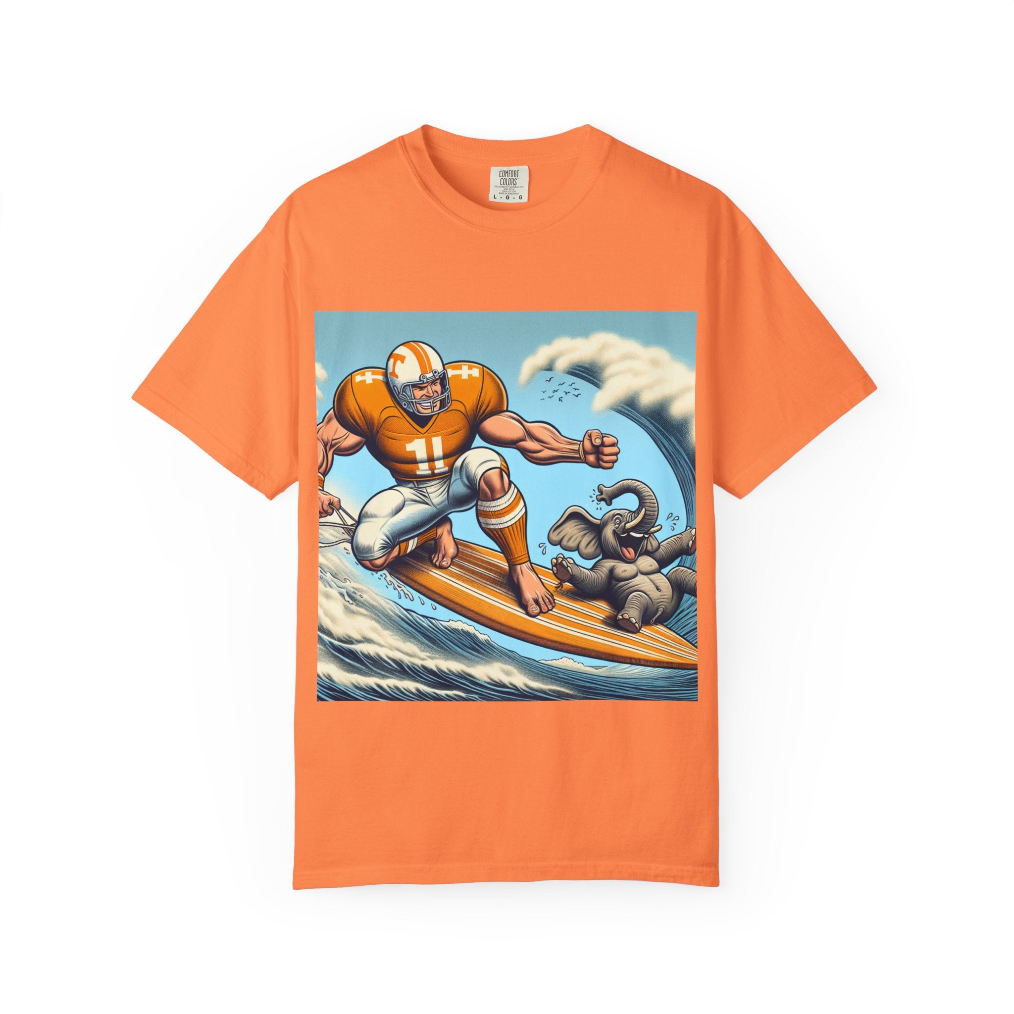 Surfing Graphic T-shirt, Unisex Summer Tee, Beach Vibe Shirt, Casual Apparel, Perfect Gift for Surf Lovers