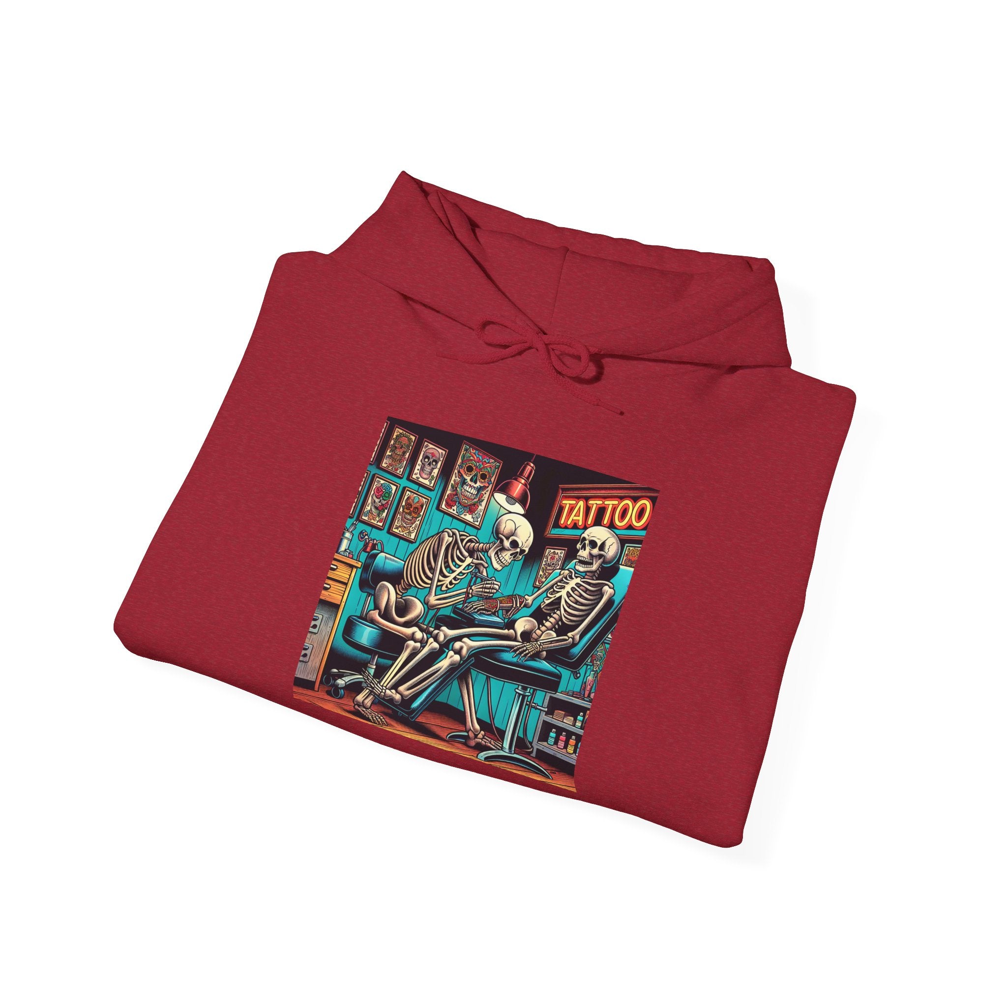 Tattoos & Chill Hoodie - Unisex Heavy Blend™ Sweatshirt, Perfect for Tattoo Lovers, Casual Wear, Gift for Artists, Cozy Hoodie, Unique [...]