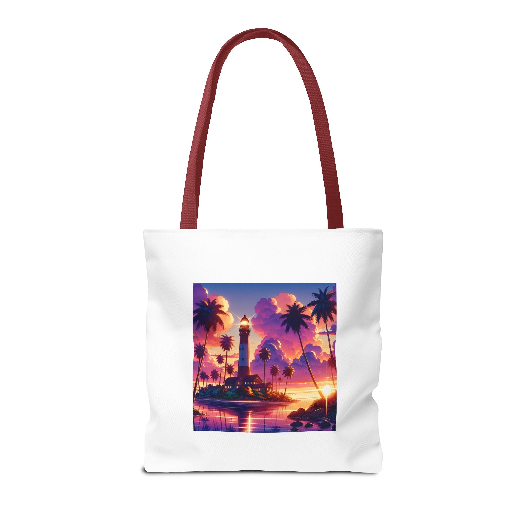 Tote Bag with Lighthouse Design | Beach Bag, Travel Tote, Vacation Accessory, Gift for Ocean Lovers, Summer Tote