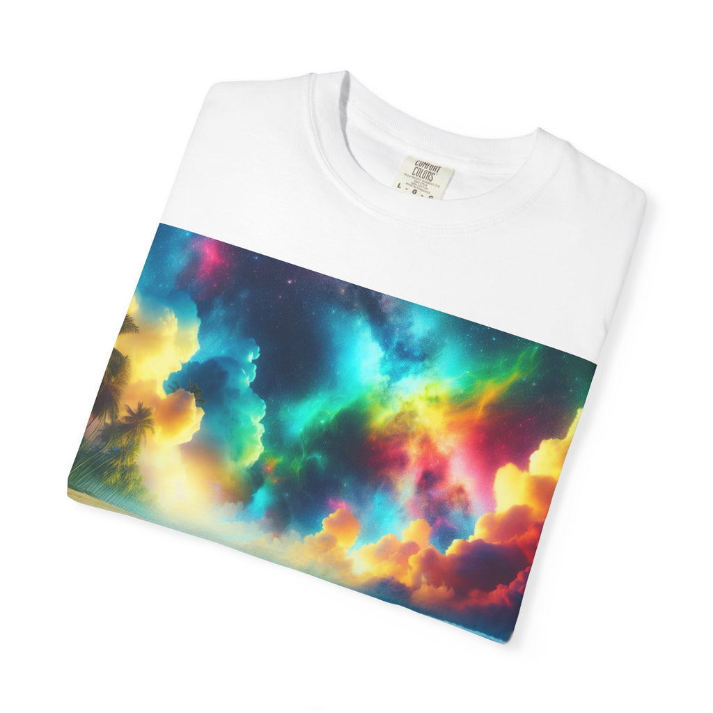 Colorful Turtle Surfing T-Shirt for Beach Lovers, Unisex Tee, Vacation Apparel, Ocean Theme, Summer Gift