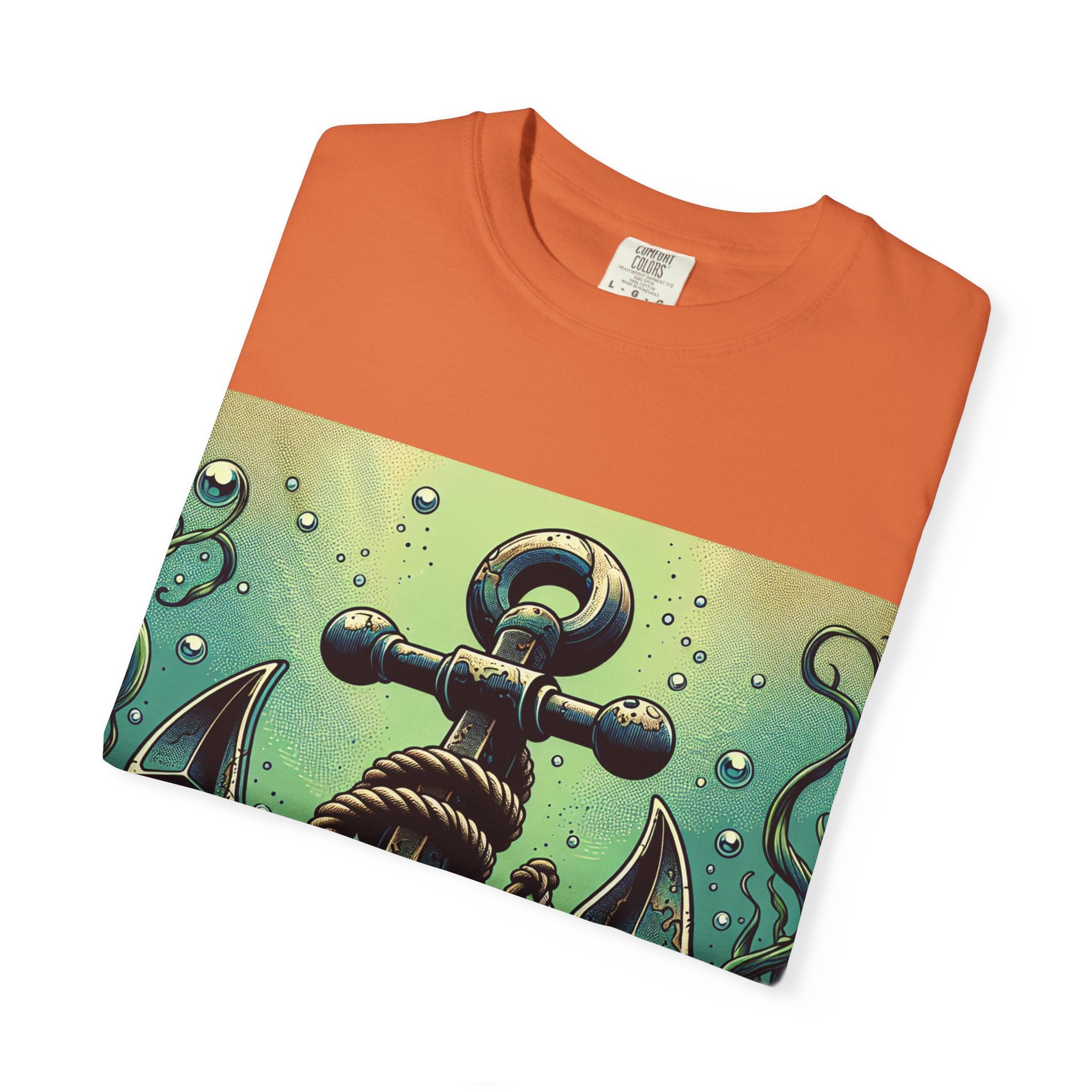 Anchor Design Unisex T-Shirt, Nautical Tee, Gift for Sailors, Summer Wear, Beach Vibes, Ocean Lover Apparel