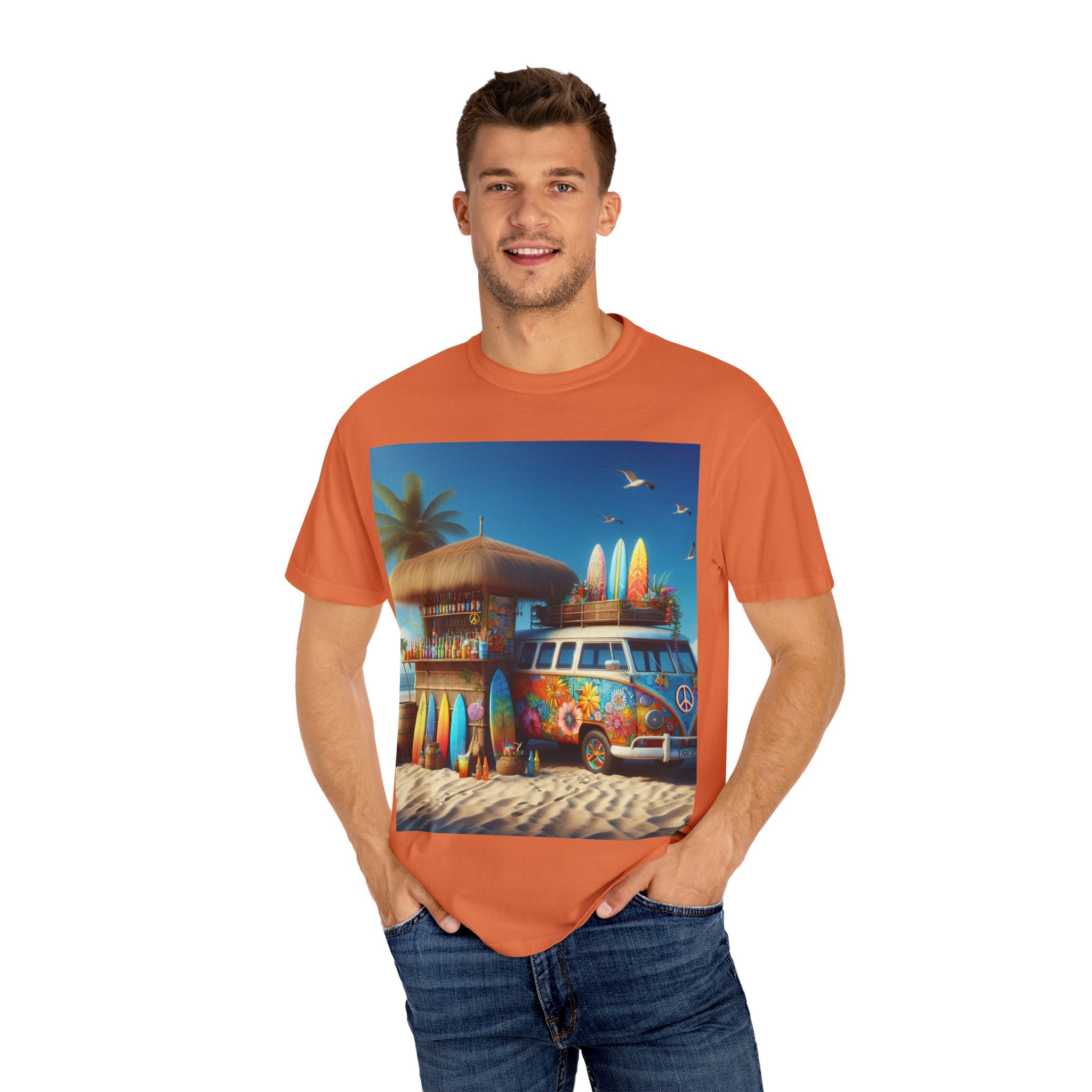 Beach Vibes Unisex T-Shirt, Surfing Fashion, Summer Outfit, Gift for Beach Lovers, Casual Tee