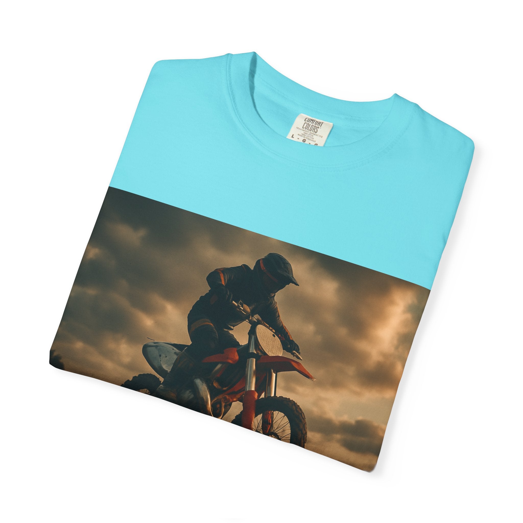 Motocross Adventure T-Shirt | Unisex Garment-Dyed Tee for Riders, Gifts for Motocross Fans, Sportswear, Casual Wear, Outdoor Activities