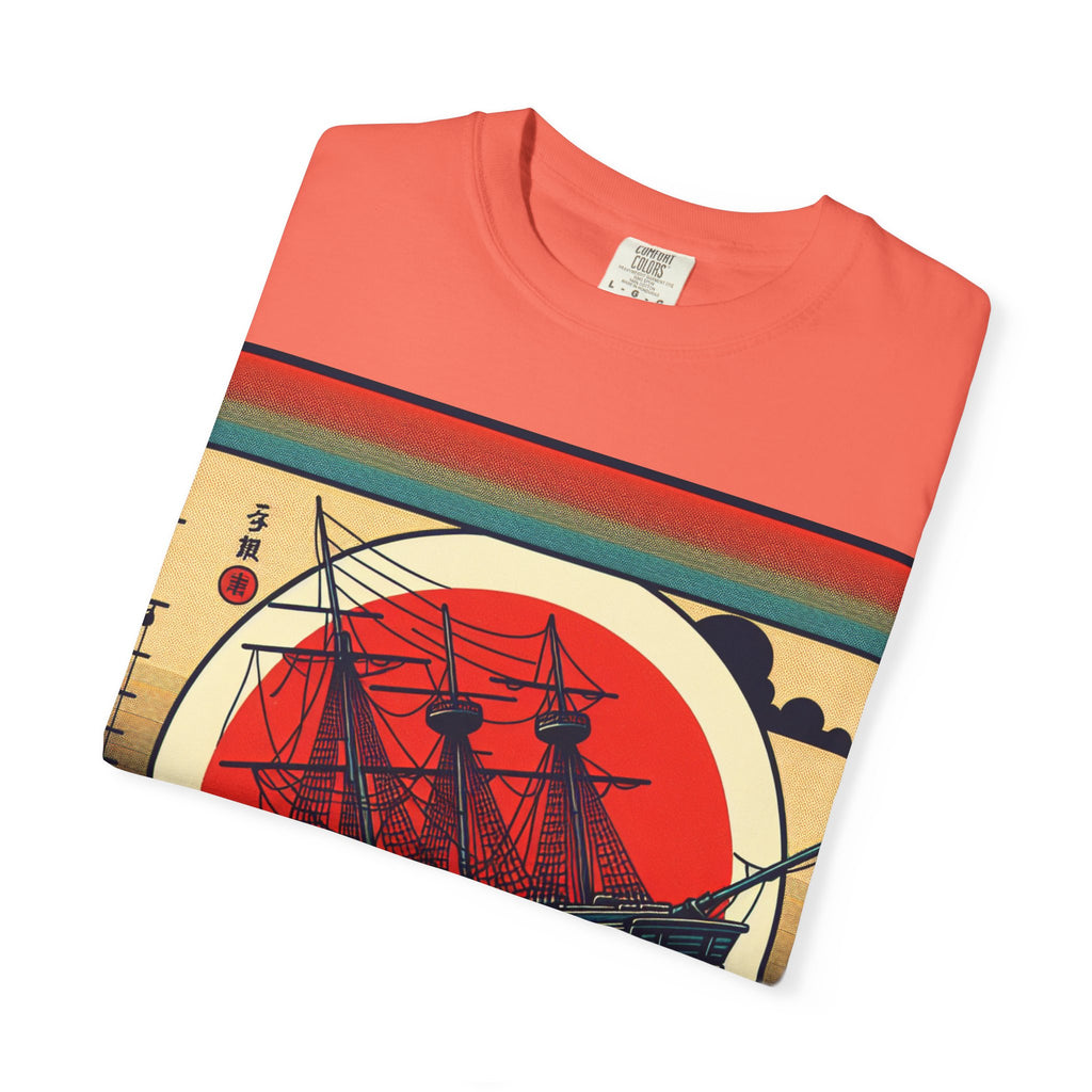 Nautical Graphic Tee, Vintage Sailboat T-Shirt, Unisex Cool Shirt, Ocean Lover Apparel, Beach Vibes Clothing
