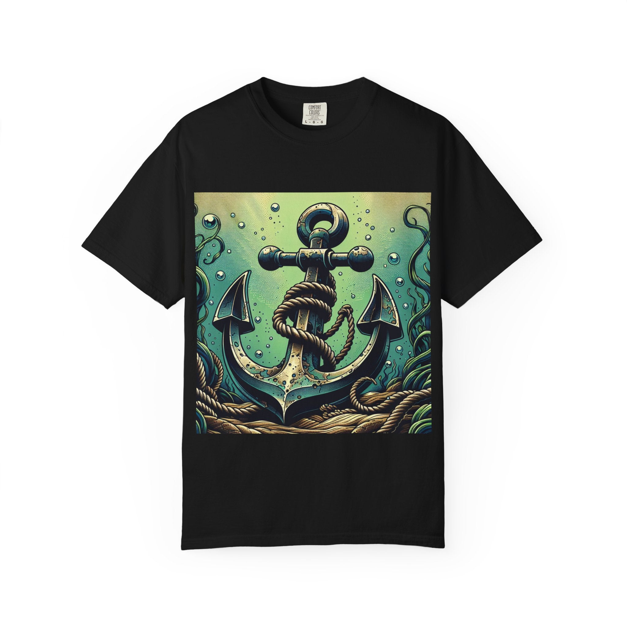 Anchor Design Unisex T-Shirt, Nautical Tee, Gift for Sailors, Summer Wear, Beach Vibes, Ocean Lover Apparel