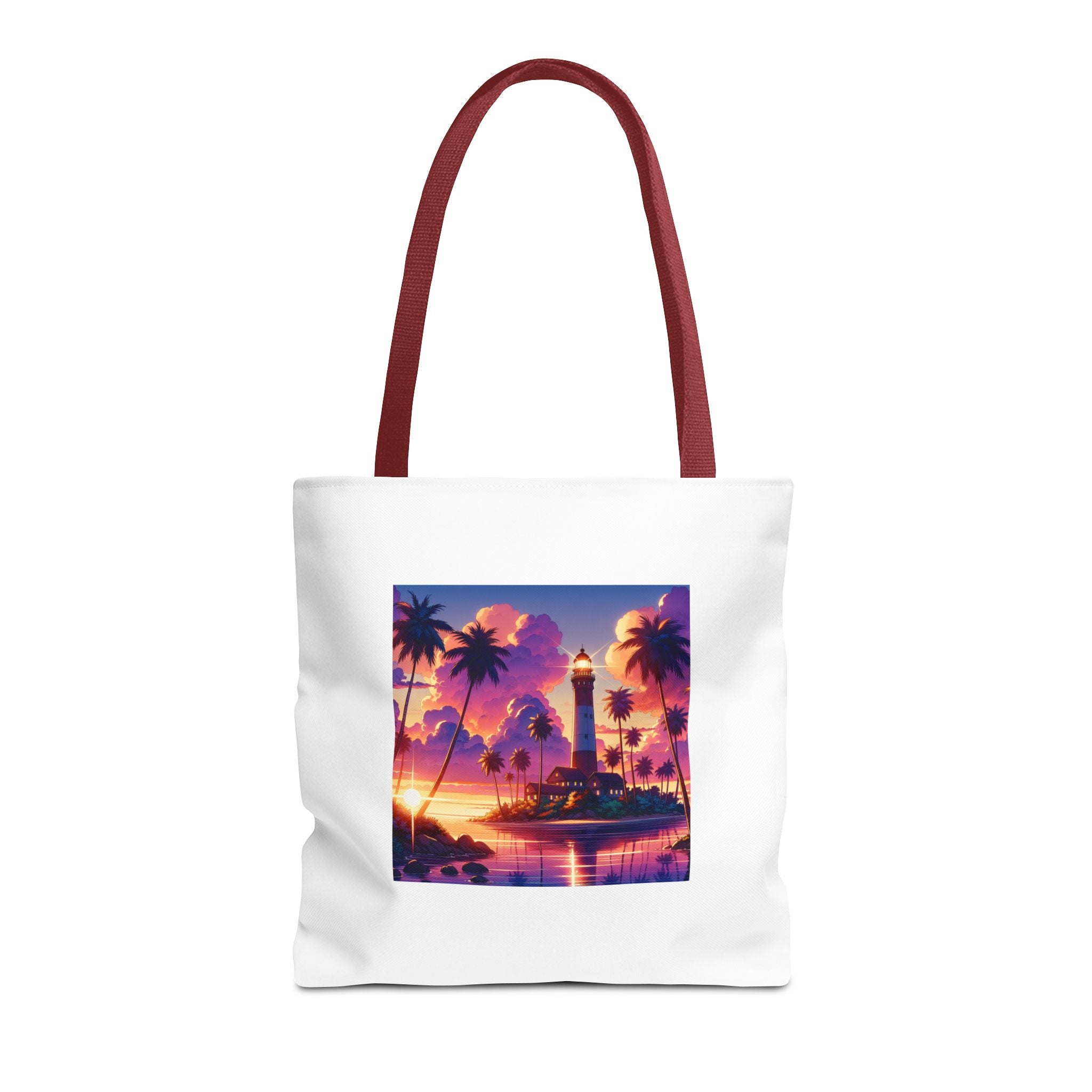 Tote Bag with Lighthouse Design | Beach Bag, Travel Tote, Vacation Accessory, Gift for Ocean Lovers, Summer Tote