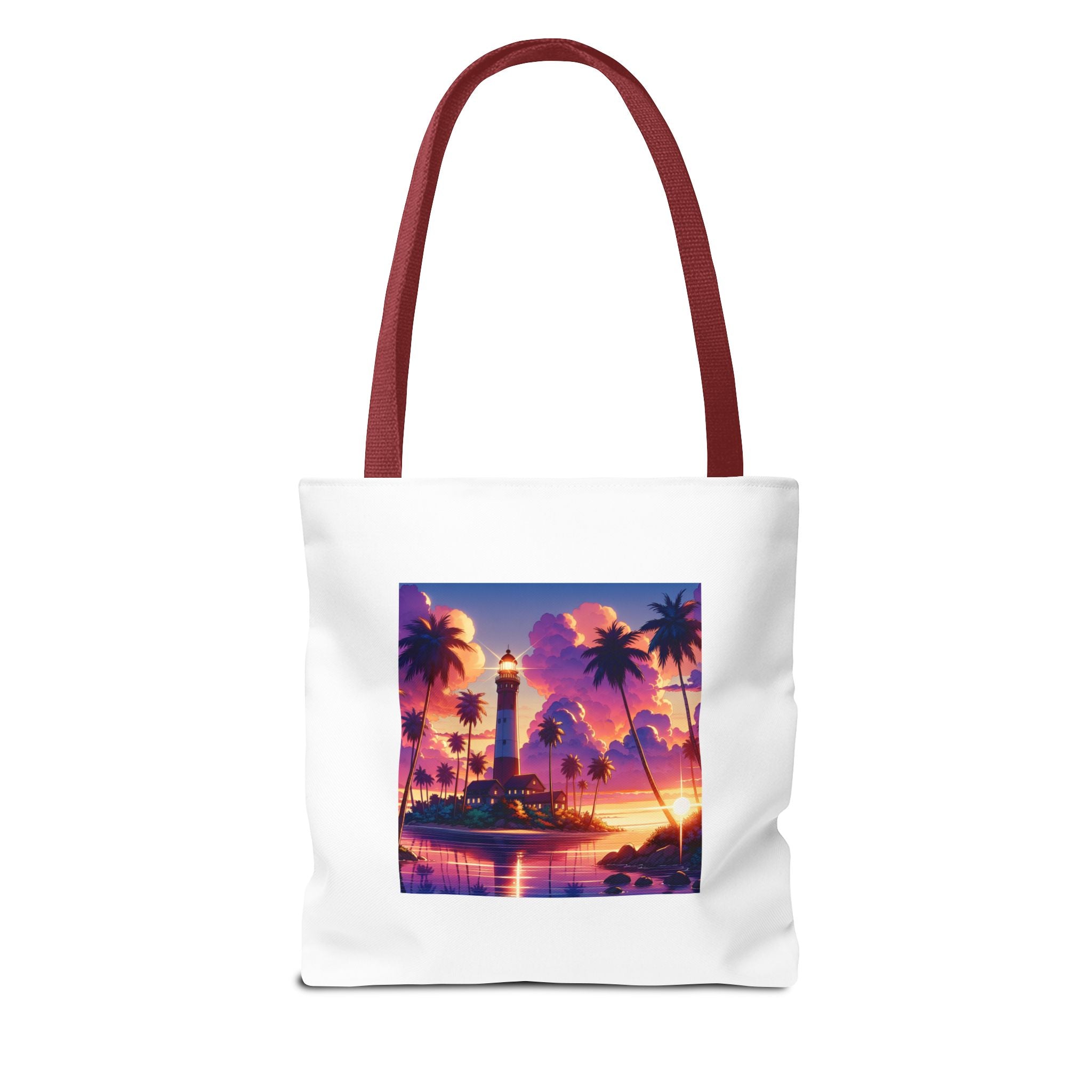 Tote Bag with Lighthouse Design | Beach Bag, Travel Tote, Vacation Accessory, Gift for Ocean Lovers, Summer Tote