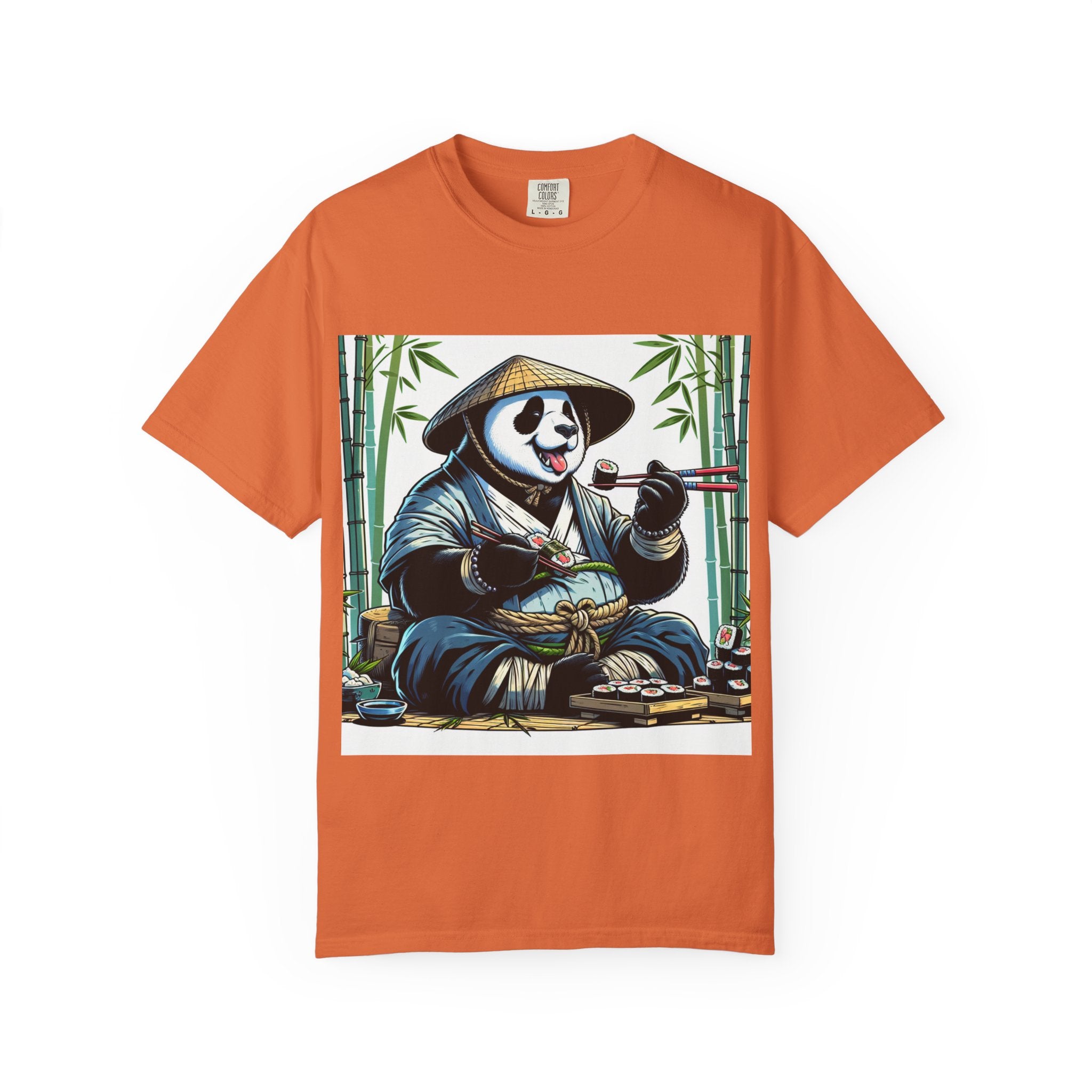 Panda Sushi Unisex T-shirt | Cute Animal Tee for Food Lovers, Gifts for Her/Him, Nature Lovers, Casual Wear, Gift for Special Occasions