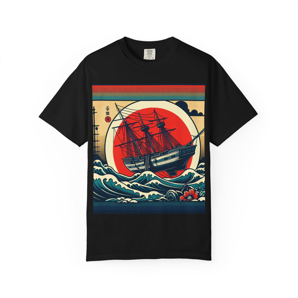 Nautical Graphic Tee, Vintage Sailboat T-Shirt, Unisex Cool Shirt, Ocean Lover Apparel, Beach Vibes Clothing