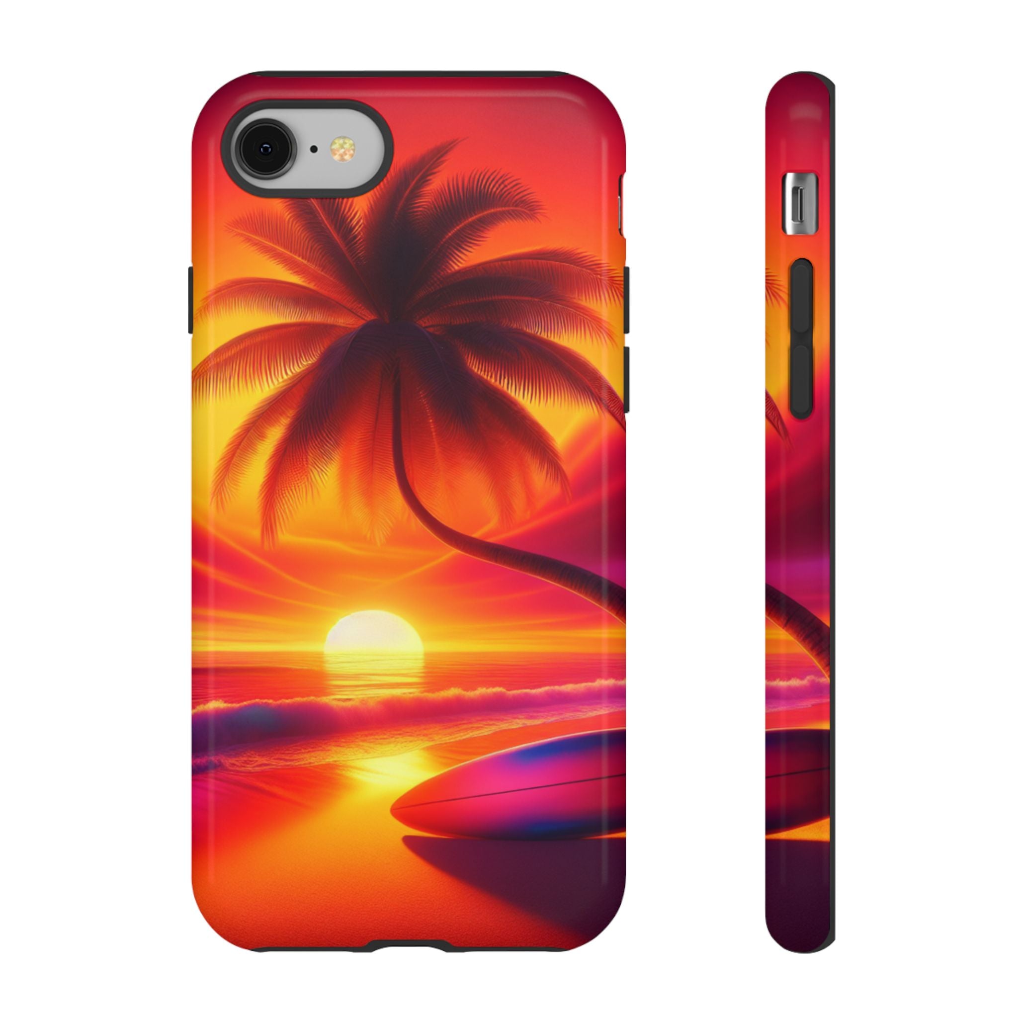 Tropical Phone Case with Sunset and Palm Tree Design | Summer Vibes, Beach Lover's Gift, Vacation Essential, Stylish Protection, [...]