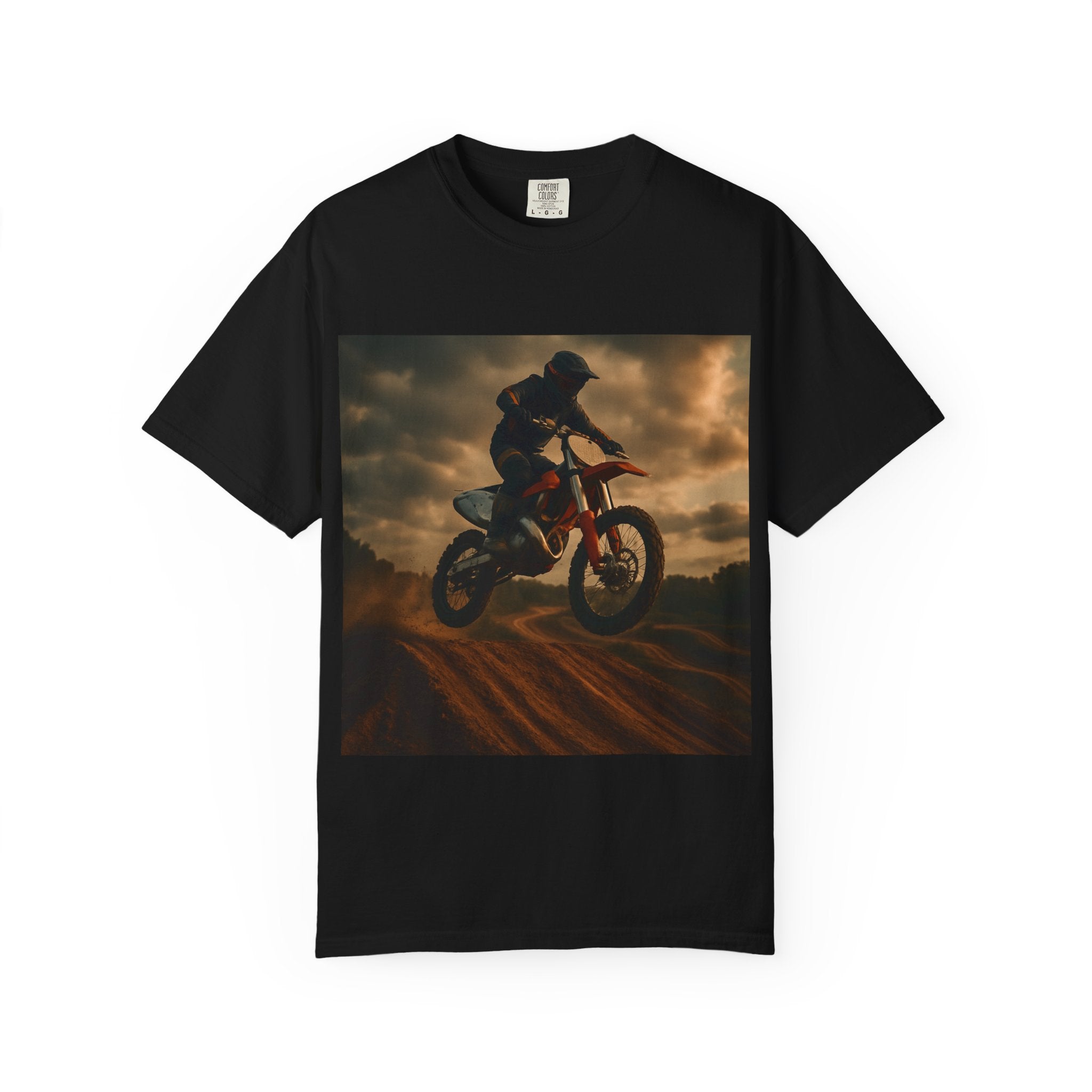 Motocross Adventure T-Shirt | Unisex Garment-Dyed Tee for Riders, Gifts for Motocross Fans, Sportswear, Casual Wear, Outdoor Activities