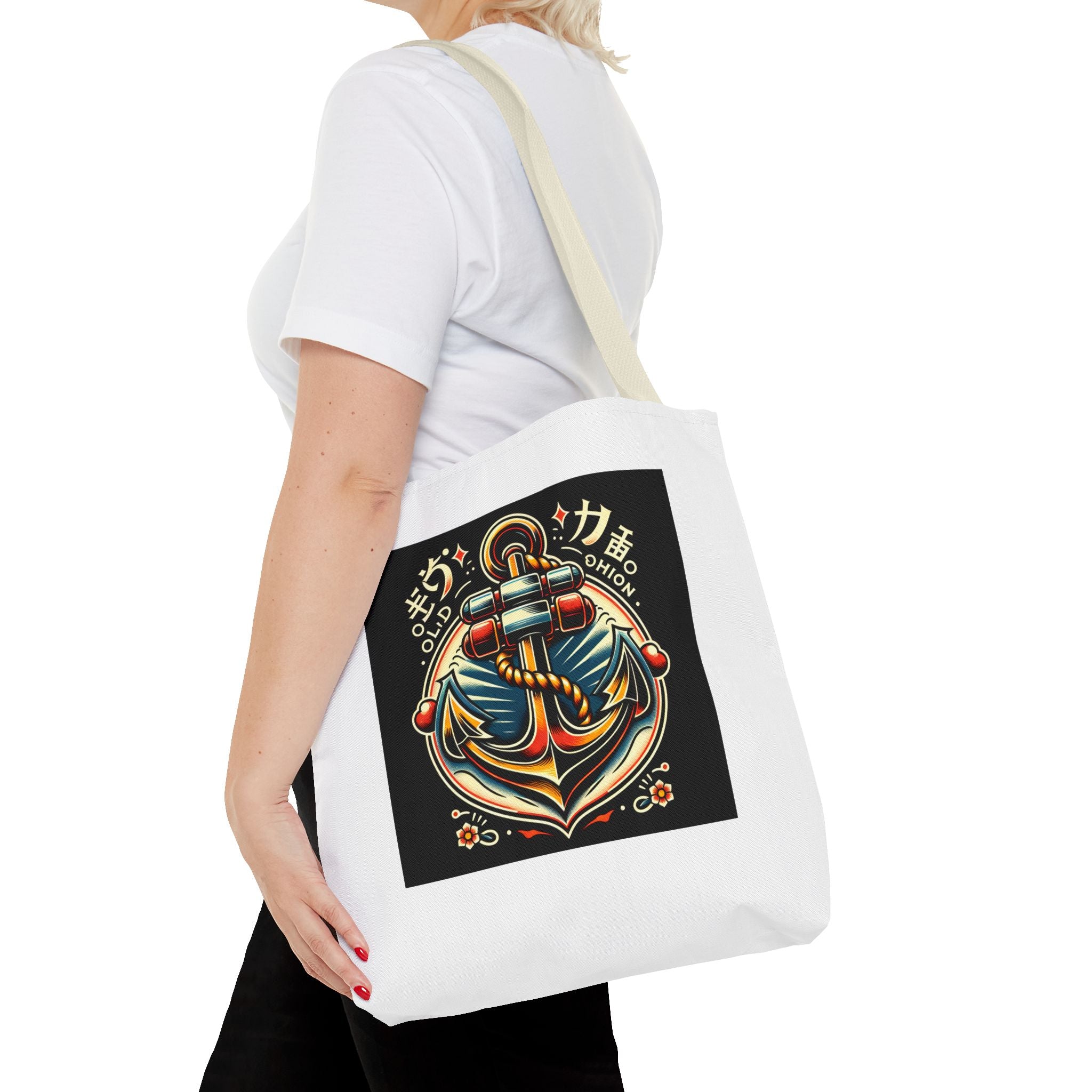Stylish Anchor Tote Bag, Nautical Gift, Beach Bag, Boho Chic, Everyday Carryall, Perfect for Sailors, Summer Vibes