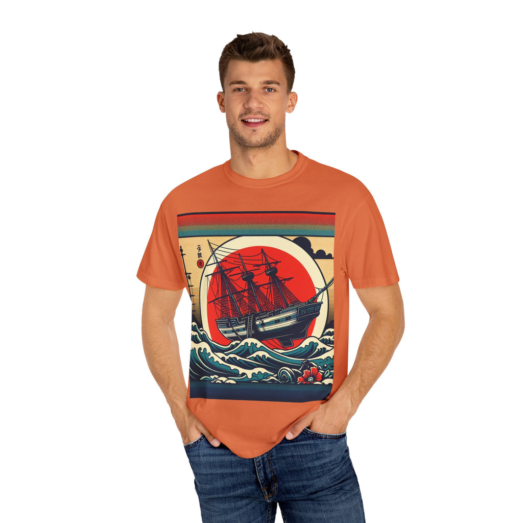 Nautical Graphic Tee, Vintage Sailboat T-Shirt, Unisex Cool Shirt, Ocean Lover Apparel, Beach Vibes Clothing