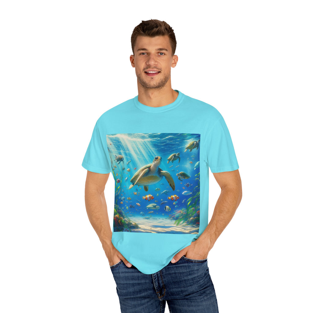 Ocean Life T-Shirt, Beach Vibes, Marine Wildlife Tee, Perfect Gift for Sea Lovers, Summer Wear, Nature Inspired Apparel