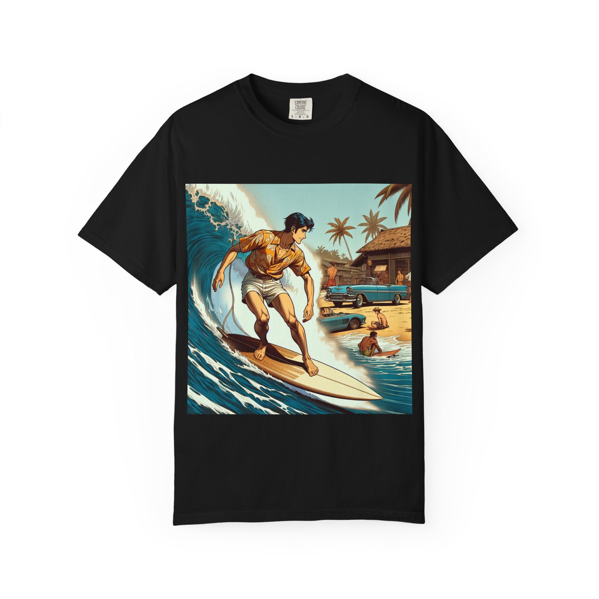 Surfing Vibes T-Shirt for Beach Lovers, Summer Apparel, Unisex Graphic Tee, Vacation Clothing, Casual Wear, Gifts for Surfers