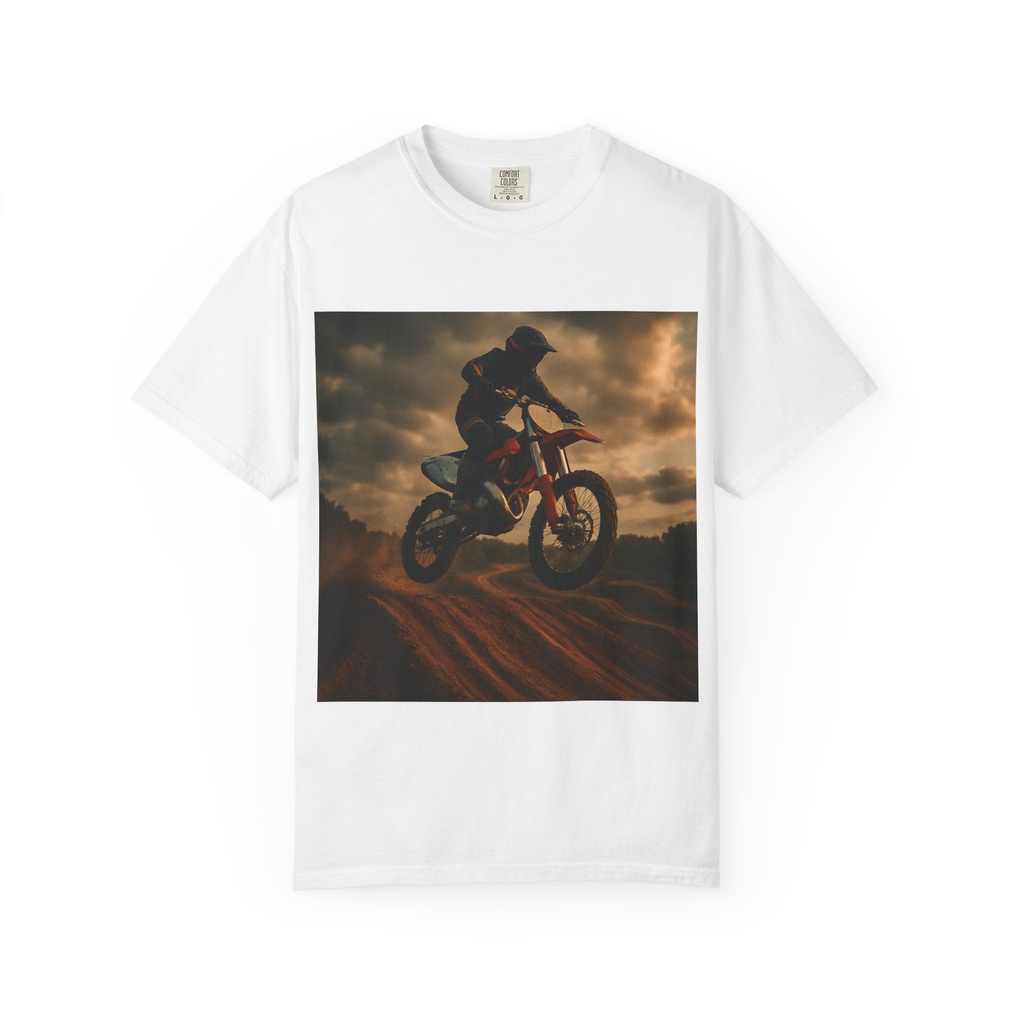 Motocross Adventure T-Shirt | Unisex Garment-Dyed Tee for Riders, Gifts for Motocross Fans, Sportswear, Casual Wear, Outdoor Activities