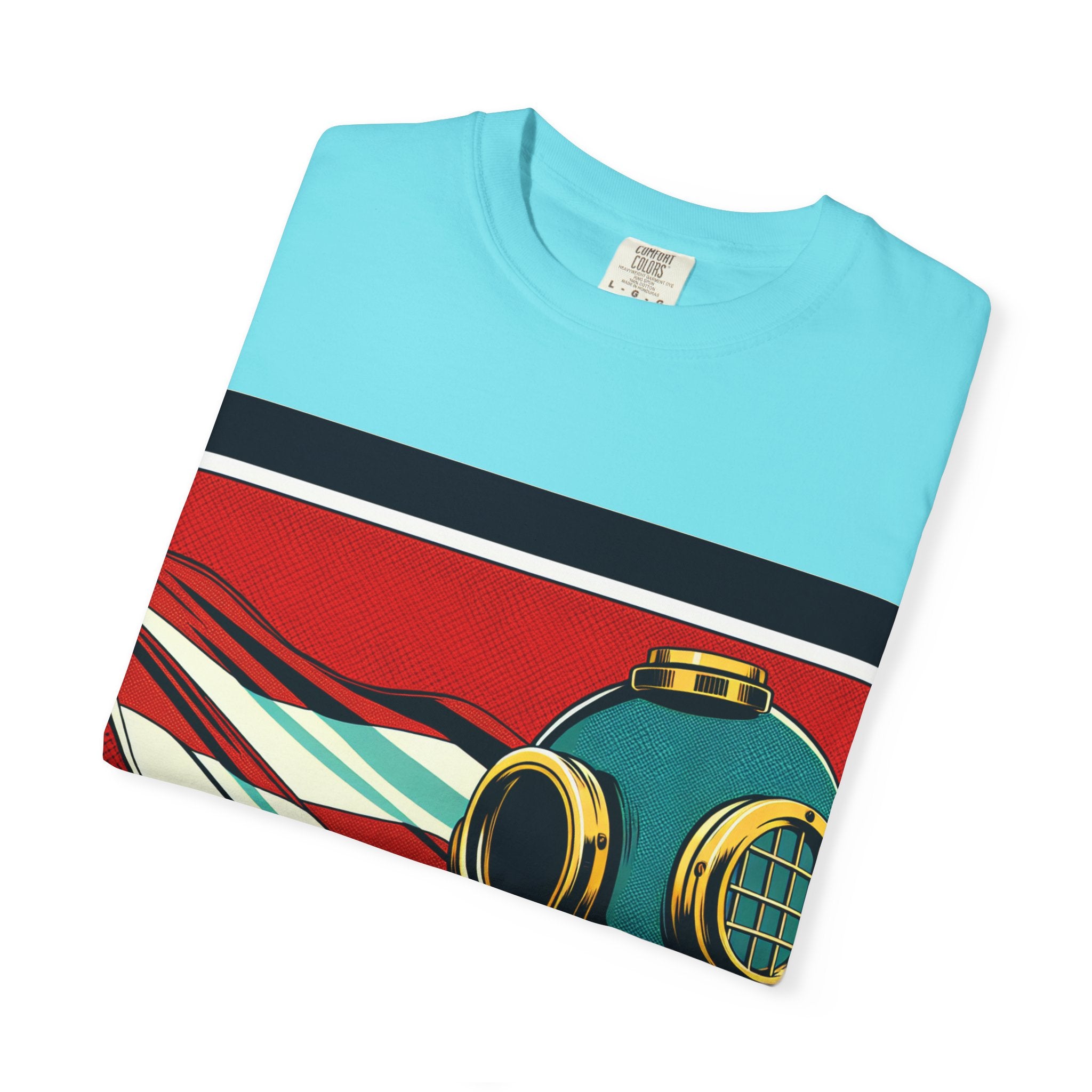 Vintage Diver Graphic T-Shirt | Unisex, Casual Wear, Retro Design, Gift For Ocean Lovers, Summer Fashion