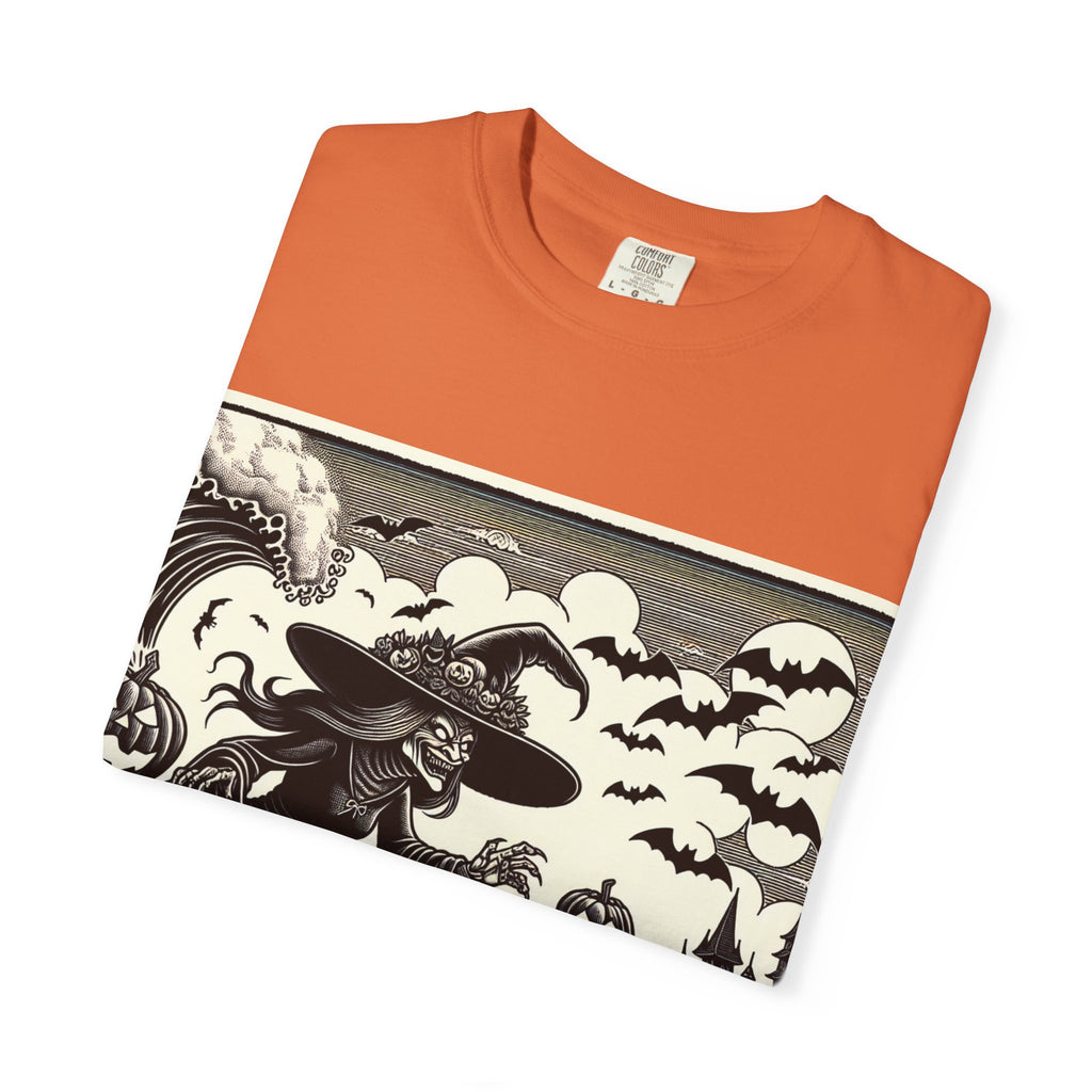 Halloween Witch T-Shirt, Unisex Fashion Tee, Spooky Halloween Apparel, Gift for Witch Lovers, Autumn Casual Wear