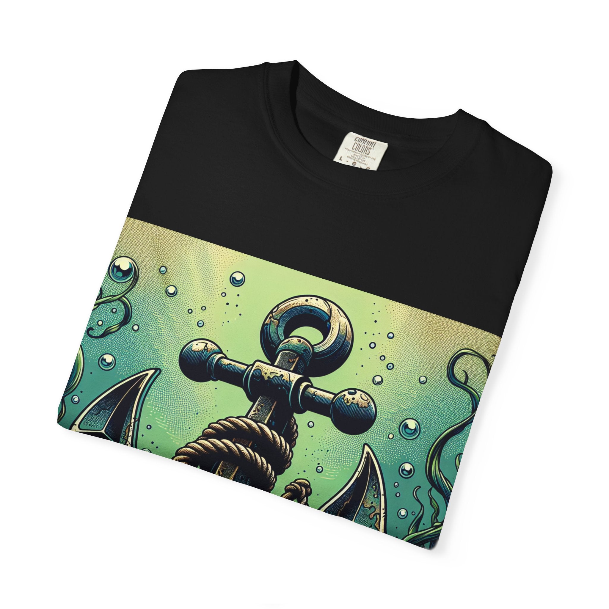 Anchor Design Unisex T-Shirt, Nautical Tee, Gift for Sailors, Summer Wear, Beach Vibes, Ocean Lover Apparel