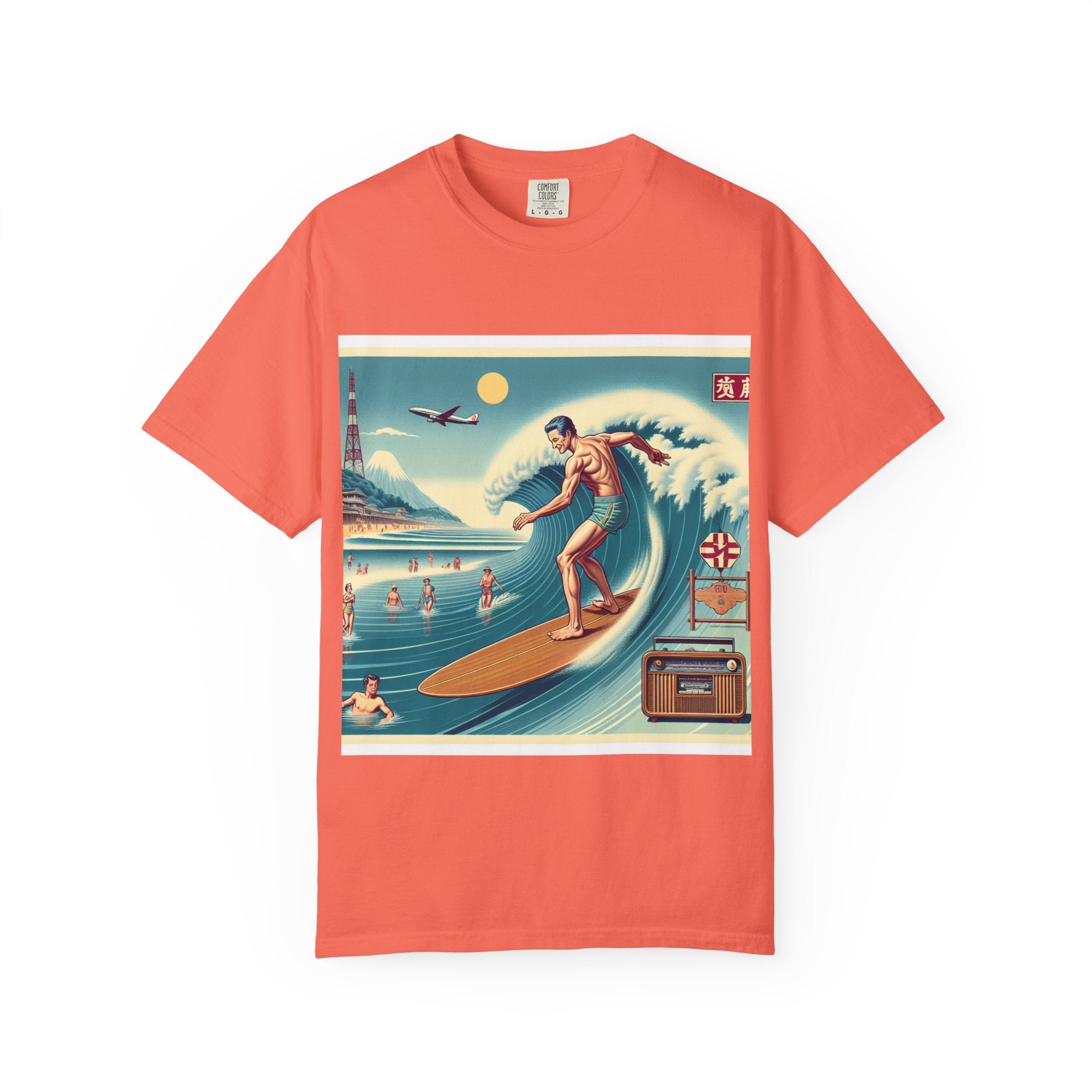 Surf Vibes Unisex T-Shirt | Ocean Lover Gift, Beachwear, Summer Tee, Vacation Apparel, Surfing Enthusiast Shirt