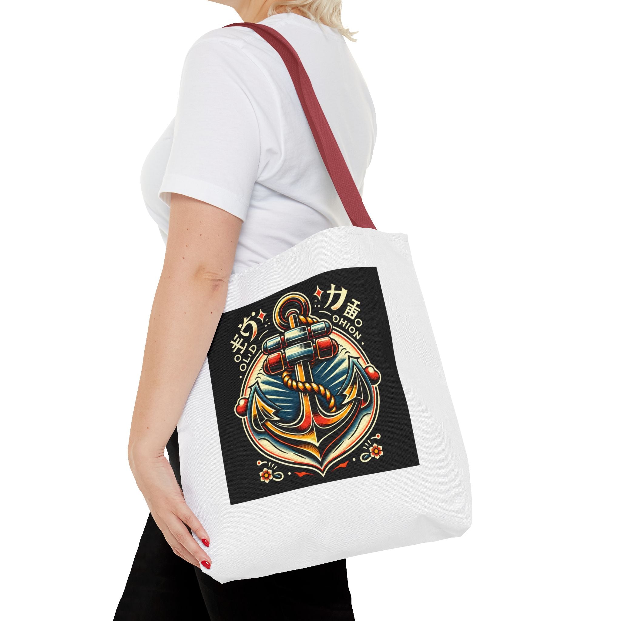 Stylish Anchor Tote Bag, Nautical Gift, Beach Bag, Boho Chic, Everyday Carryall, Perfect for Sailors, Summer Vibes