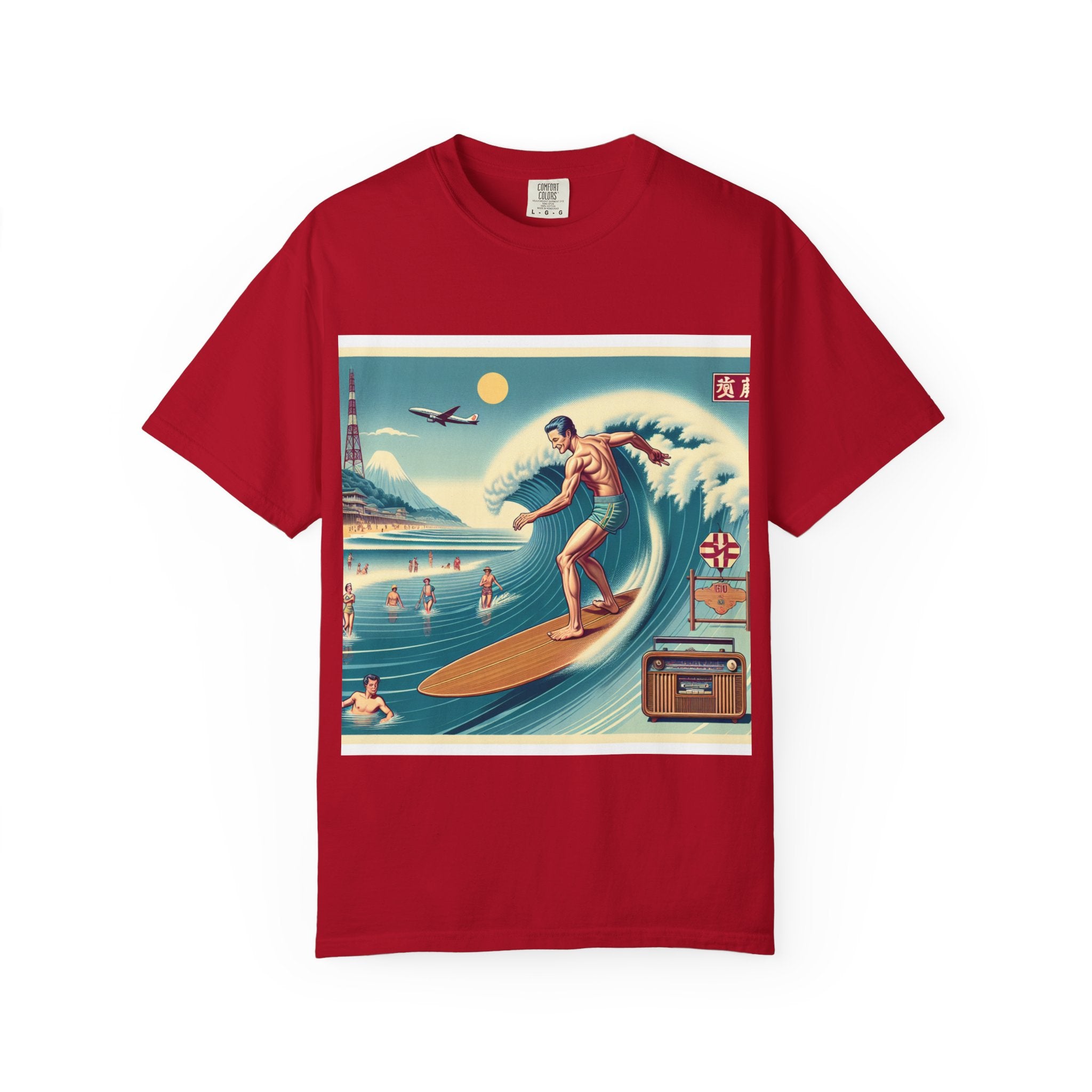 Surf Vibes Unisex T-Shirt | Ocean Lover Gift, Beachwear, Summer Tee, Vacation Apparel, Surfing Enthusiast Shirt