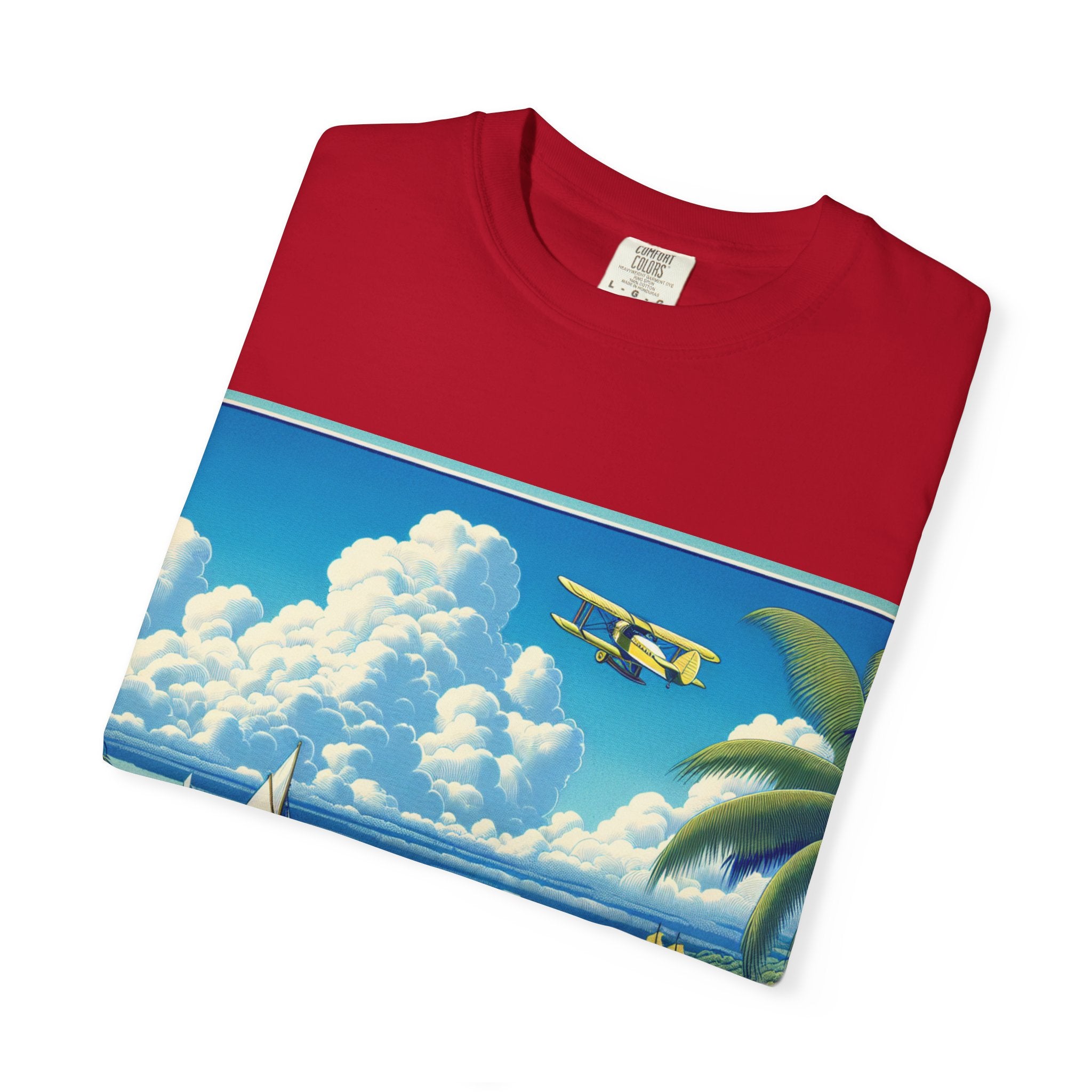 Beach Vibes T-Shirt, Unisex Casual Tee, Summer Apparel, Vacation Wear, Nautical Graphic Shirt