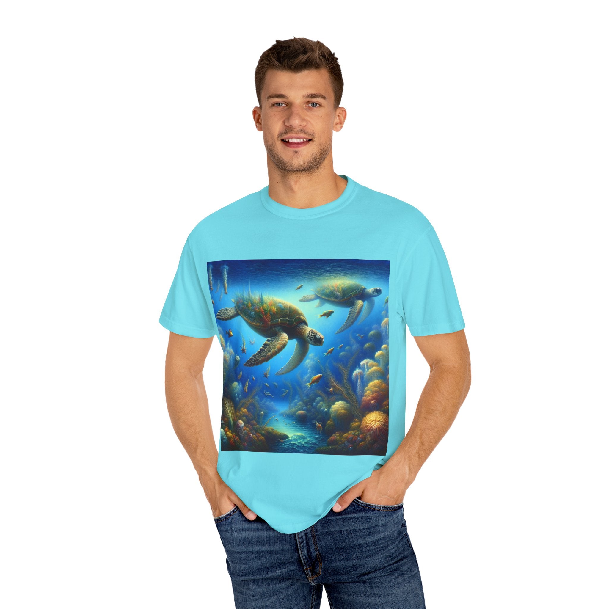 Ocean-Inspired T-Shirt for Lovers of Nature, Casual Wear, Gift for Beach Lovers, Summer Style, Motivational Design