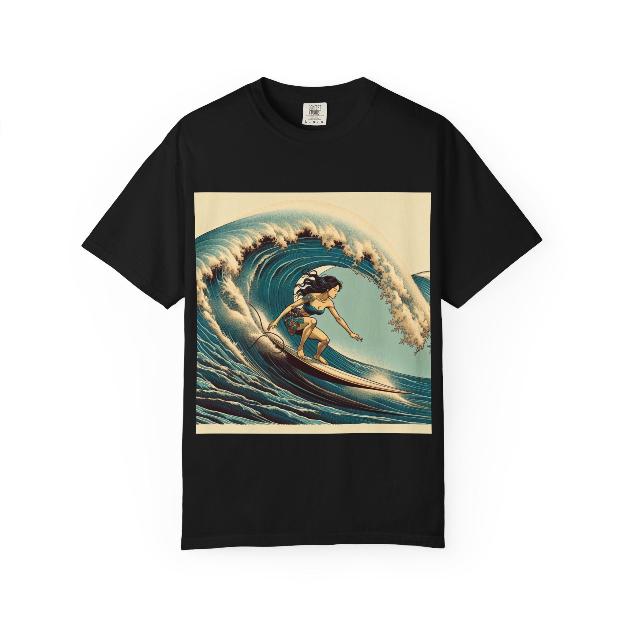 Surf Vibes Unisex Garment-Dyed T-Shirt | Beachwear, Surfing Style, Summer Apparel, Perfect for Vacations, Gifts for Surfers