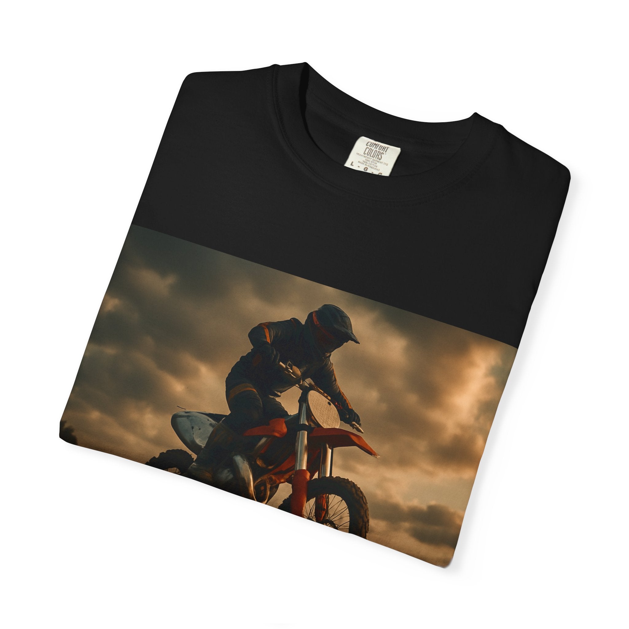 Motocross Adventure T-Shirt | Unisex Garment-Dyed Tee for Riders, Gifts for Motocross Fans, Sportswear, Casual Wear, Outdoor Activities