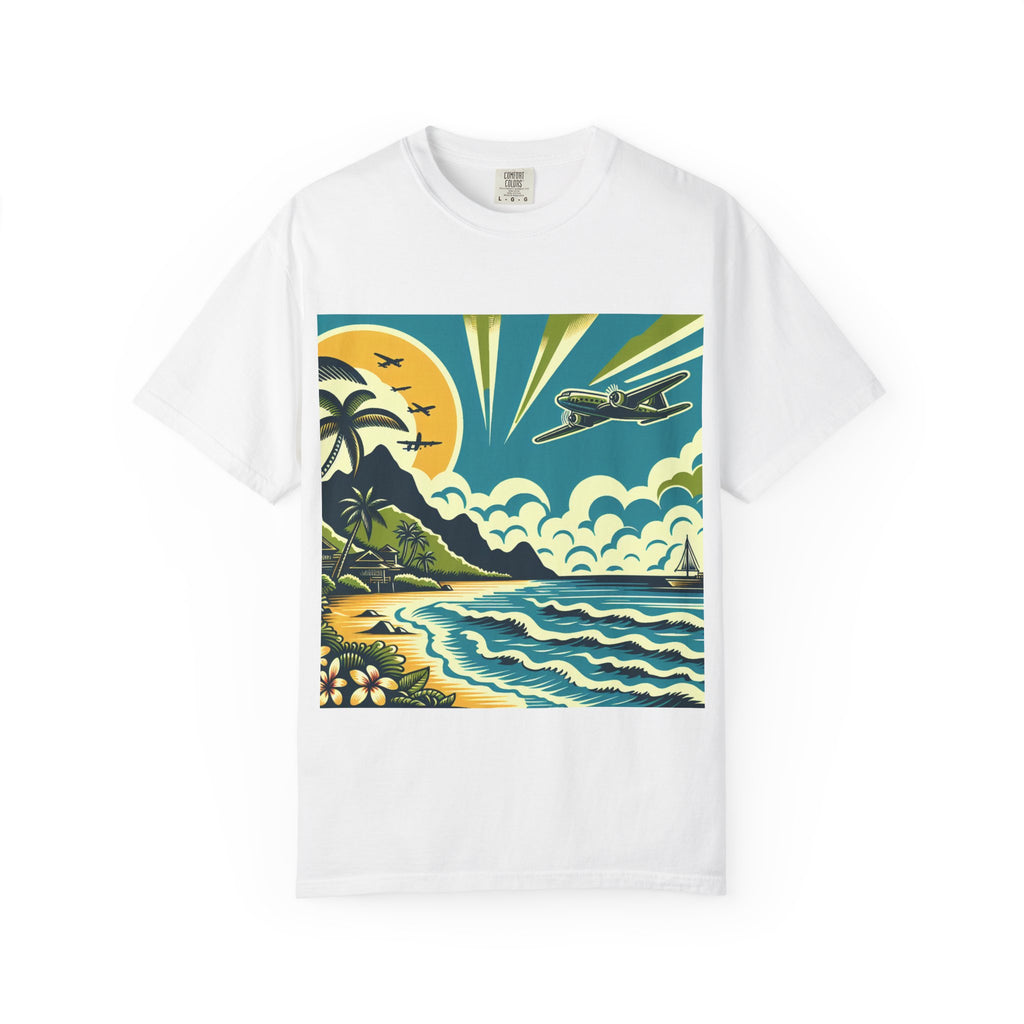 Tropical Adventure Tee, Coastal Vibes T-Shirt, Vacation Shirt, Summer Essentials, Travel Gift, Beachwear