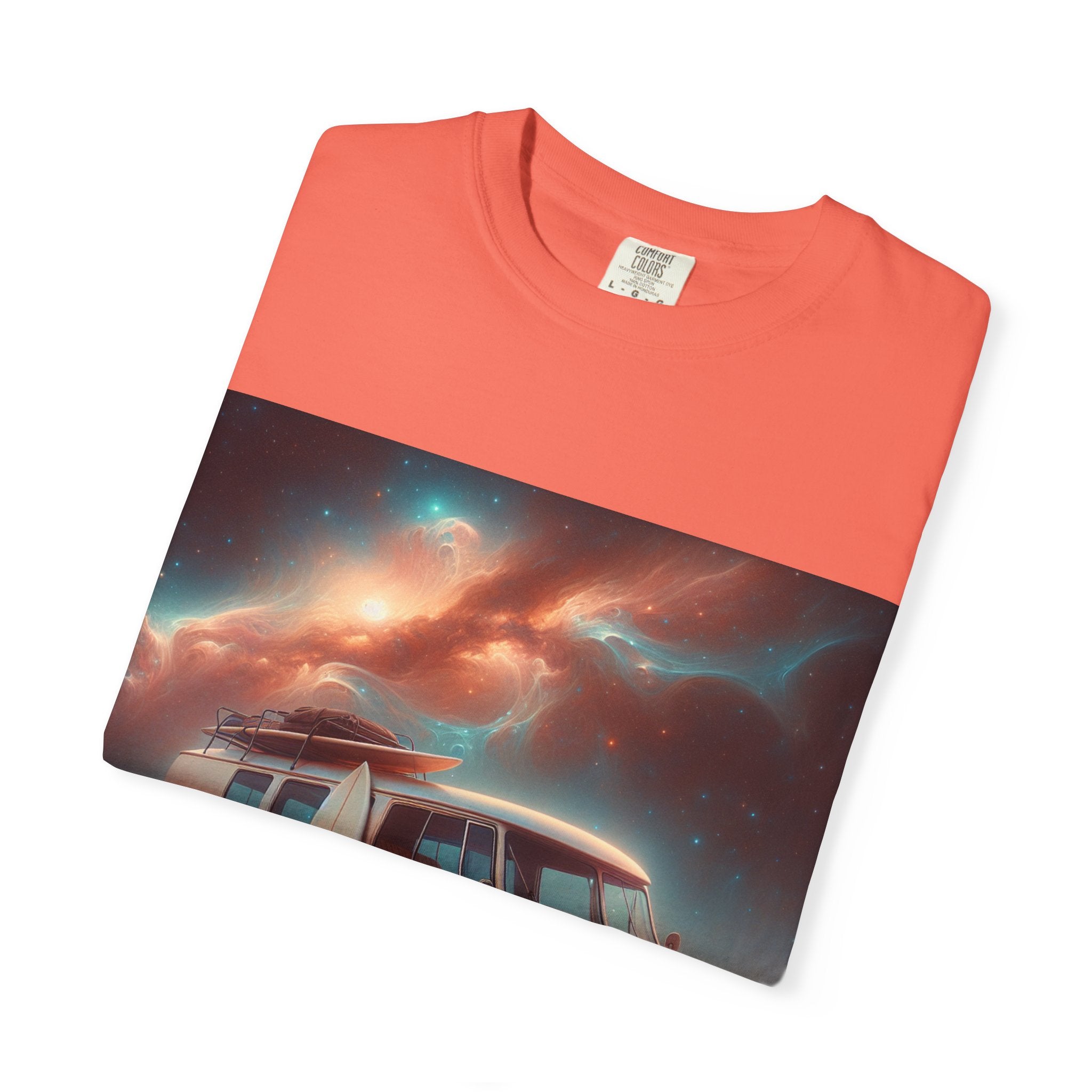 Retro Van Adventure T-Shirt, Vintage Camping Tee, Unisex Graphic Tee, Gift for Travelers, Bohemian Style Apparel