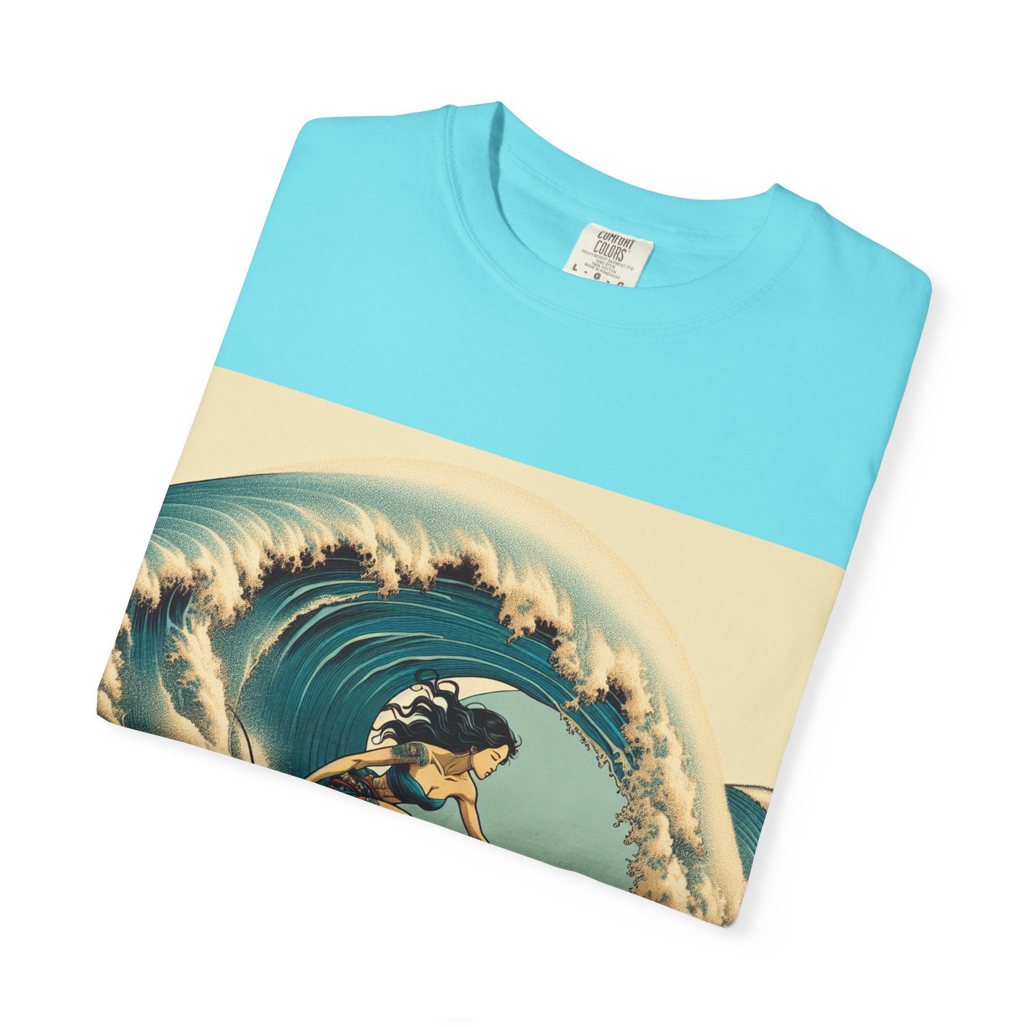 Surf Vibes Unisex Garment-Dyed T-Shirt | Beachwear, Surfing Style, Summer Apparel, Perfect for Vacations, Gifts for Surfers
