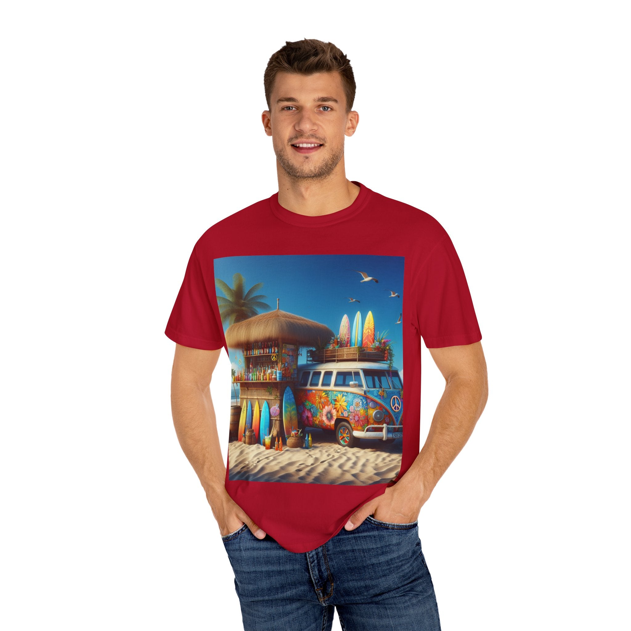 Beach Vibes Unisex T-Shirt, Surfing Fashion, Summer Outfit, Gift for Beach Lovers, Casual Tee