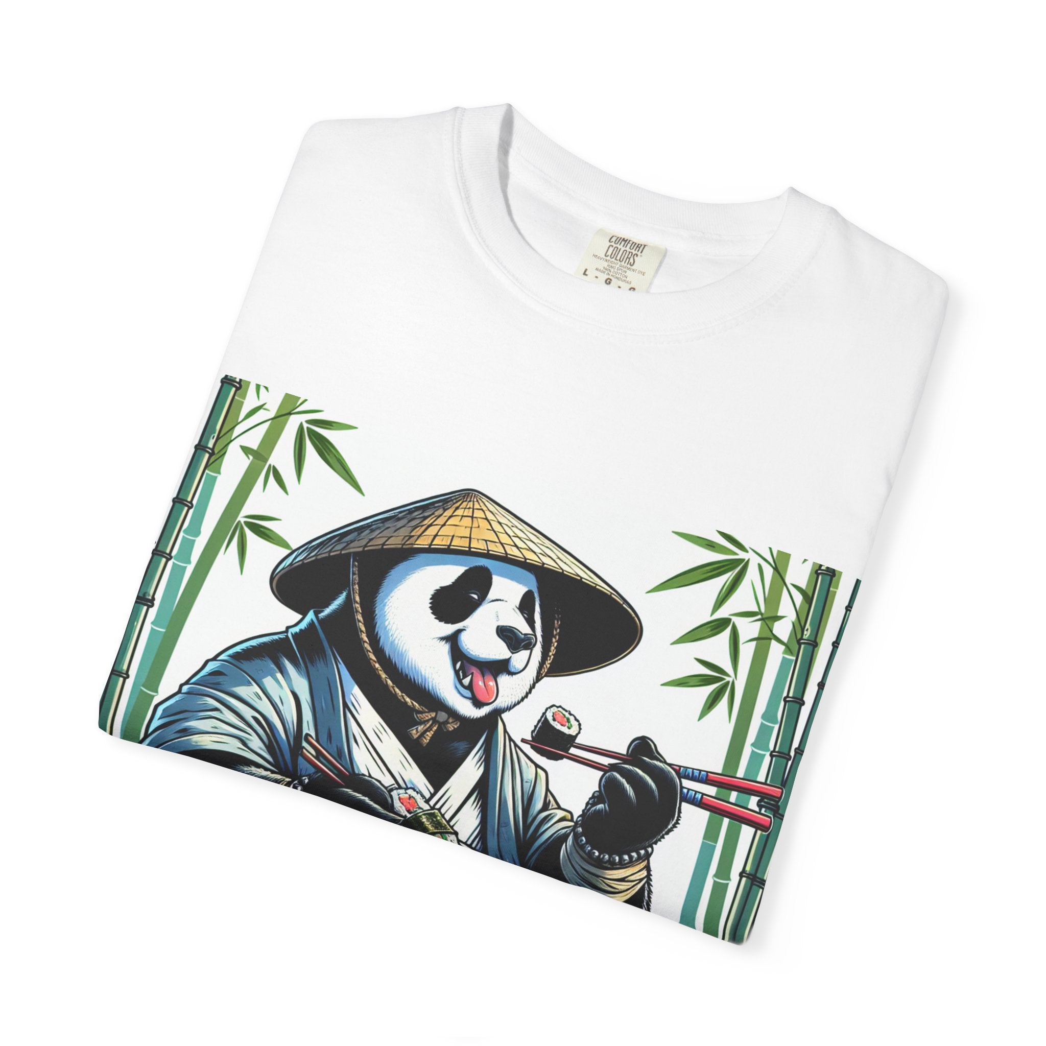 Panda Sushi Unisex T-shirt | Cute Animal Tee for Food Lovers, Gifts for Her/Him, Nature Lovers, Casual Wear, Gift for Special Occasions