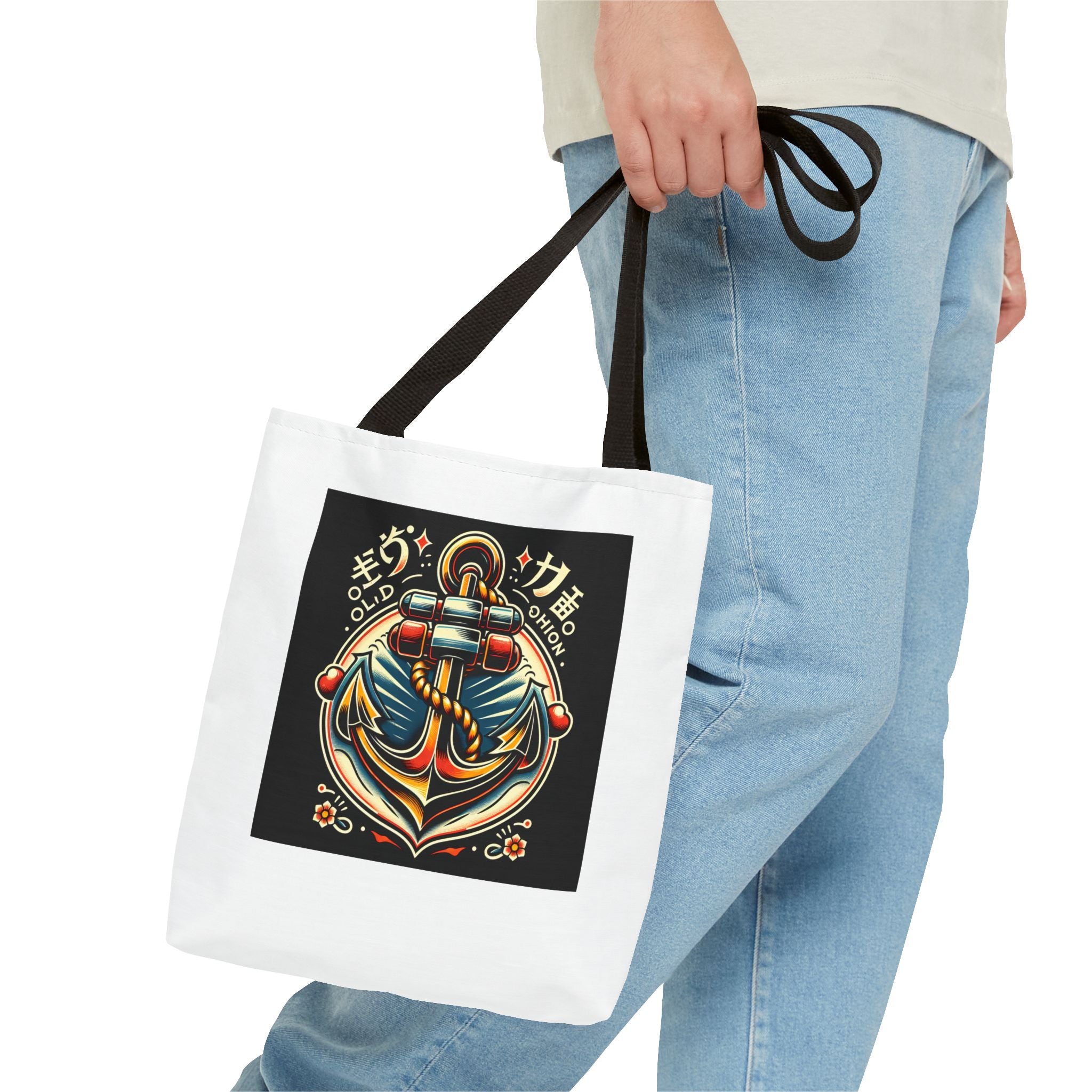 Stylish Anchor Tote Bag, Nautical Gift, Beach Bag, Boho Chic, Everyday Carryall, Perfect for Sailors, Summer Vibes