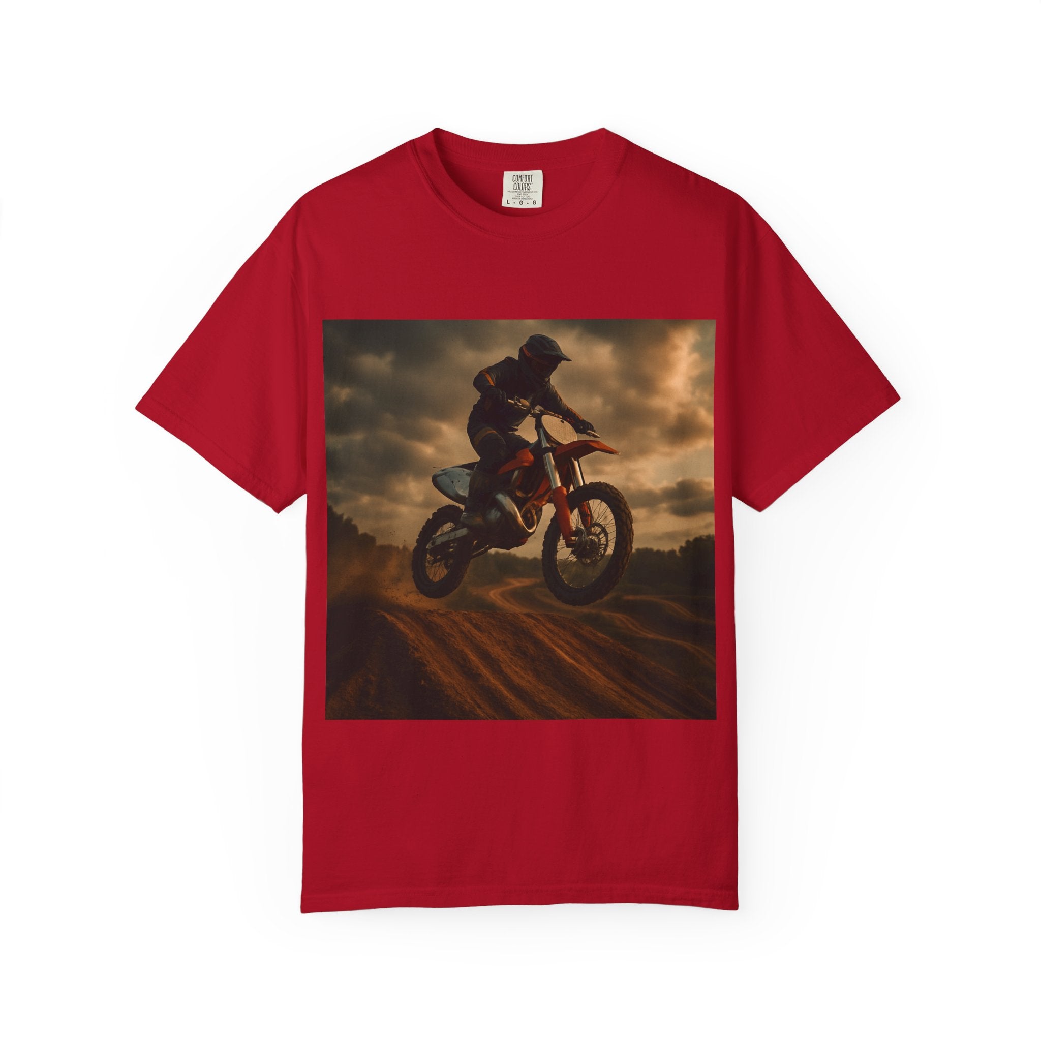 Motocross Adventure T-Shirt | Unisex Garment-Dyed Tee for Riders, Gifts for Motocross Fans, Sportswear, Casual Wear, Outdoor Activities