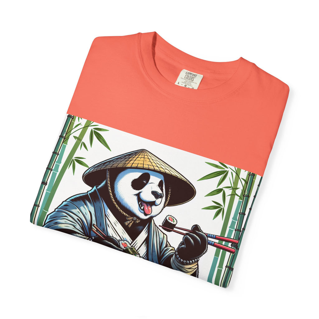 Panda Sushi Unisex T-shirt | Cute Animal Tee for Food Lovers, Gifts for Her/Him, Nature Lovers, Casual Wear, Gift for Special Occasions